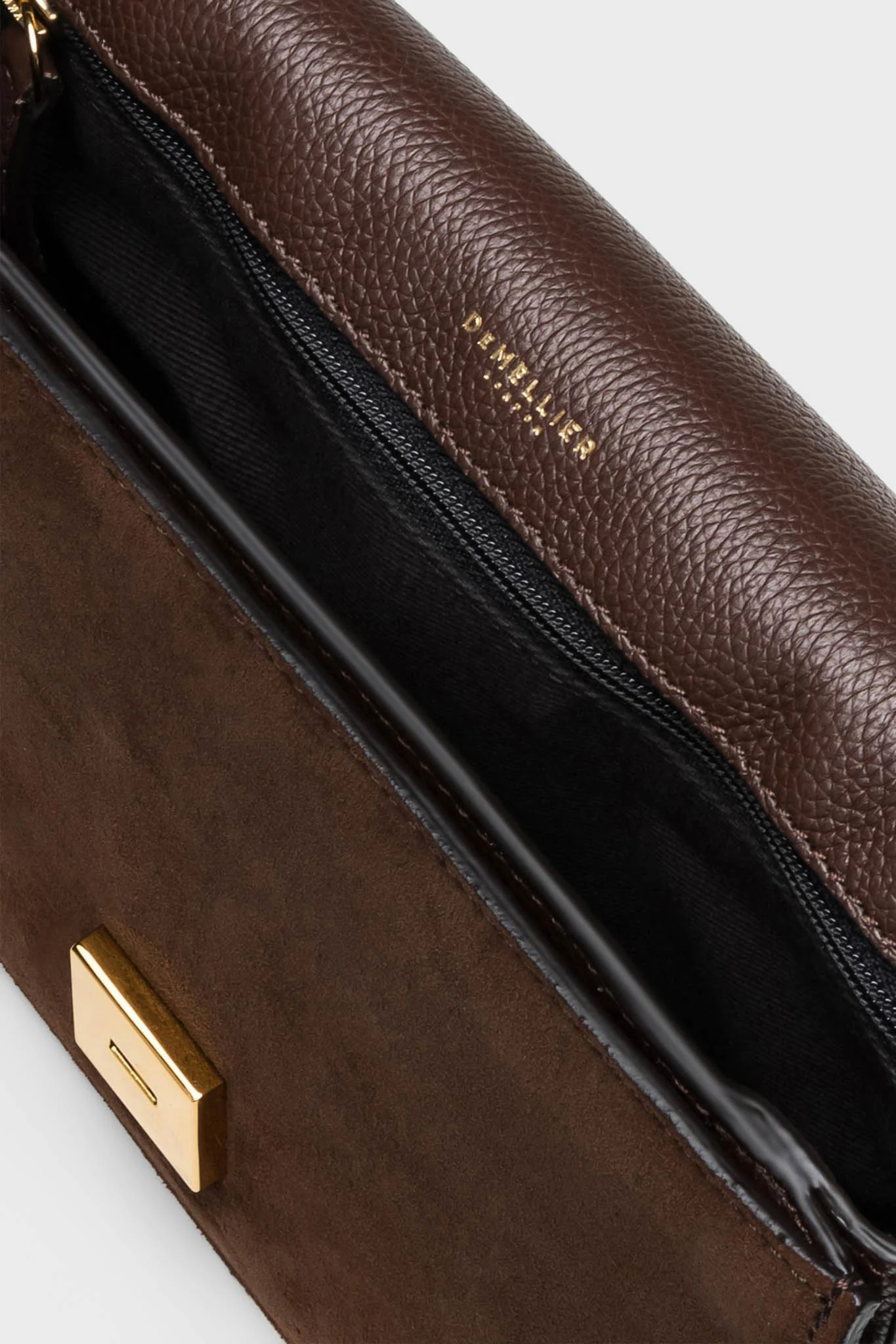 Mocha Suede Vancouver Bag - Image 5