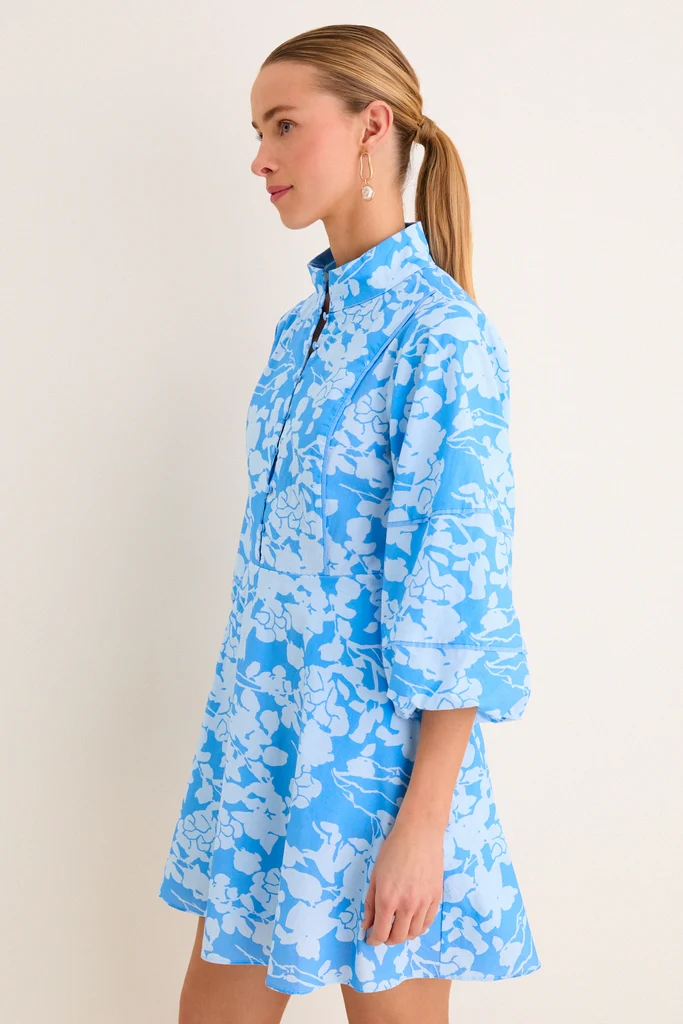 Morning Glory Floral Mini Hillsborough Dress - Image 3