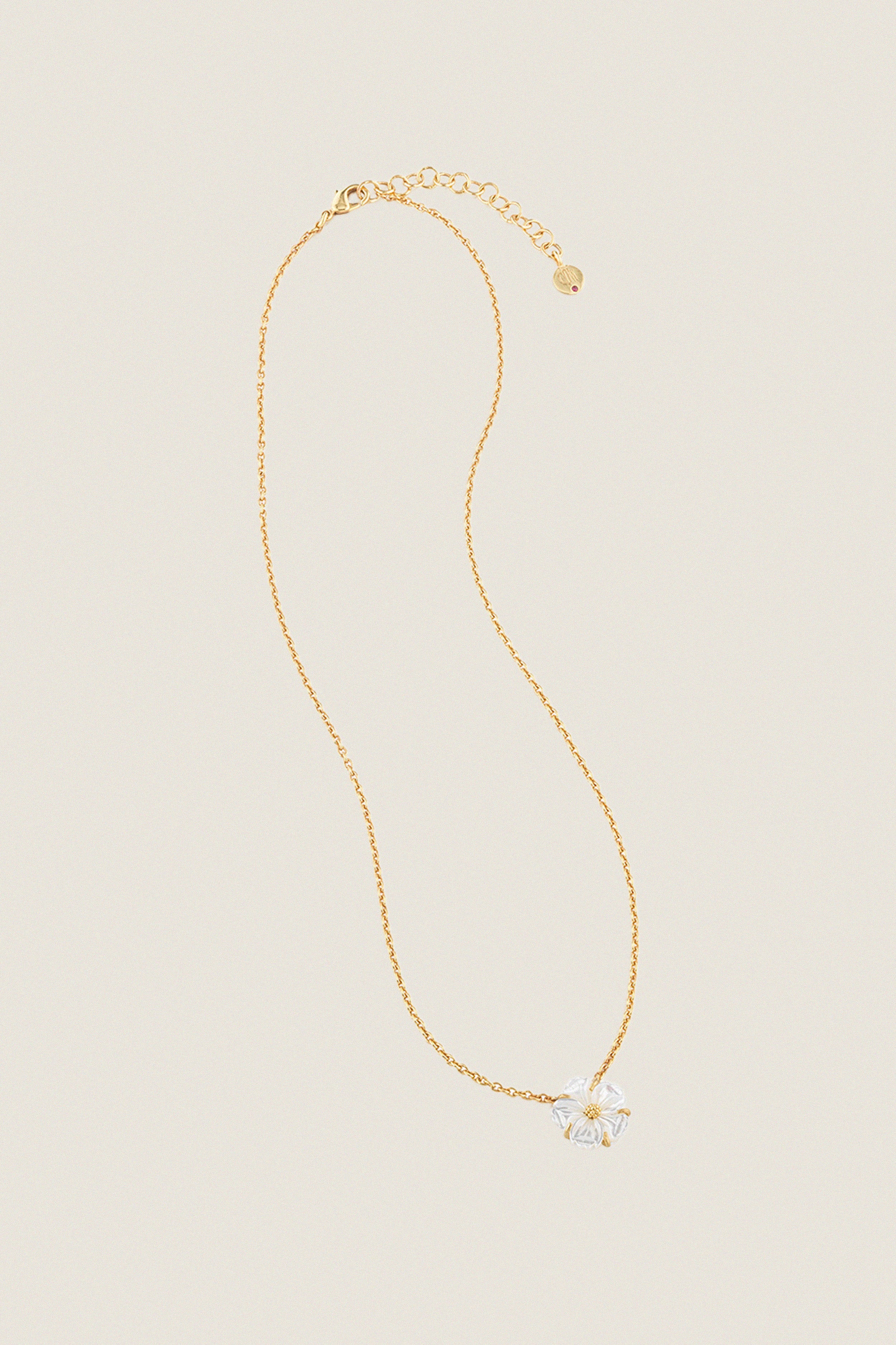 Mother of Pearl Meadow Garden Petite Station Necklace - Image 3