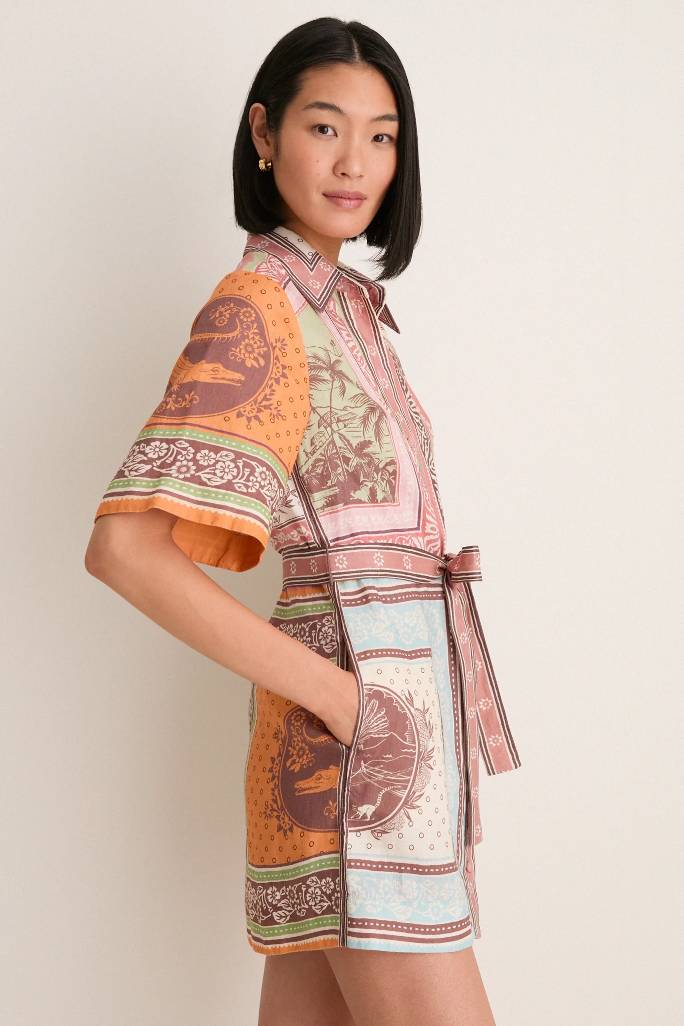 Multi Alberta Mini Dress - Image 2