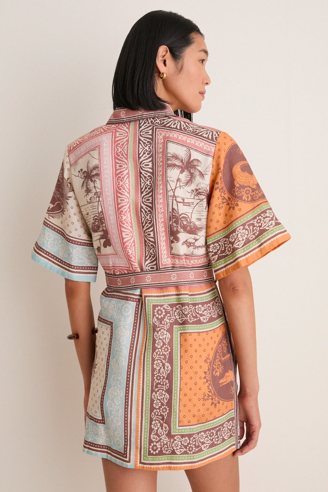 Multi Alberta Mini Dress - Image 3