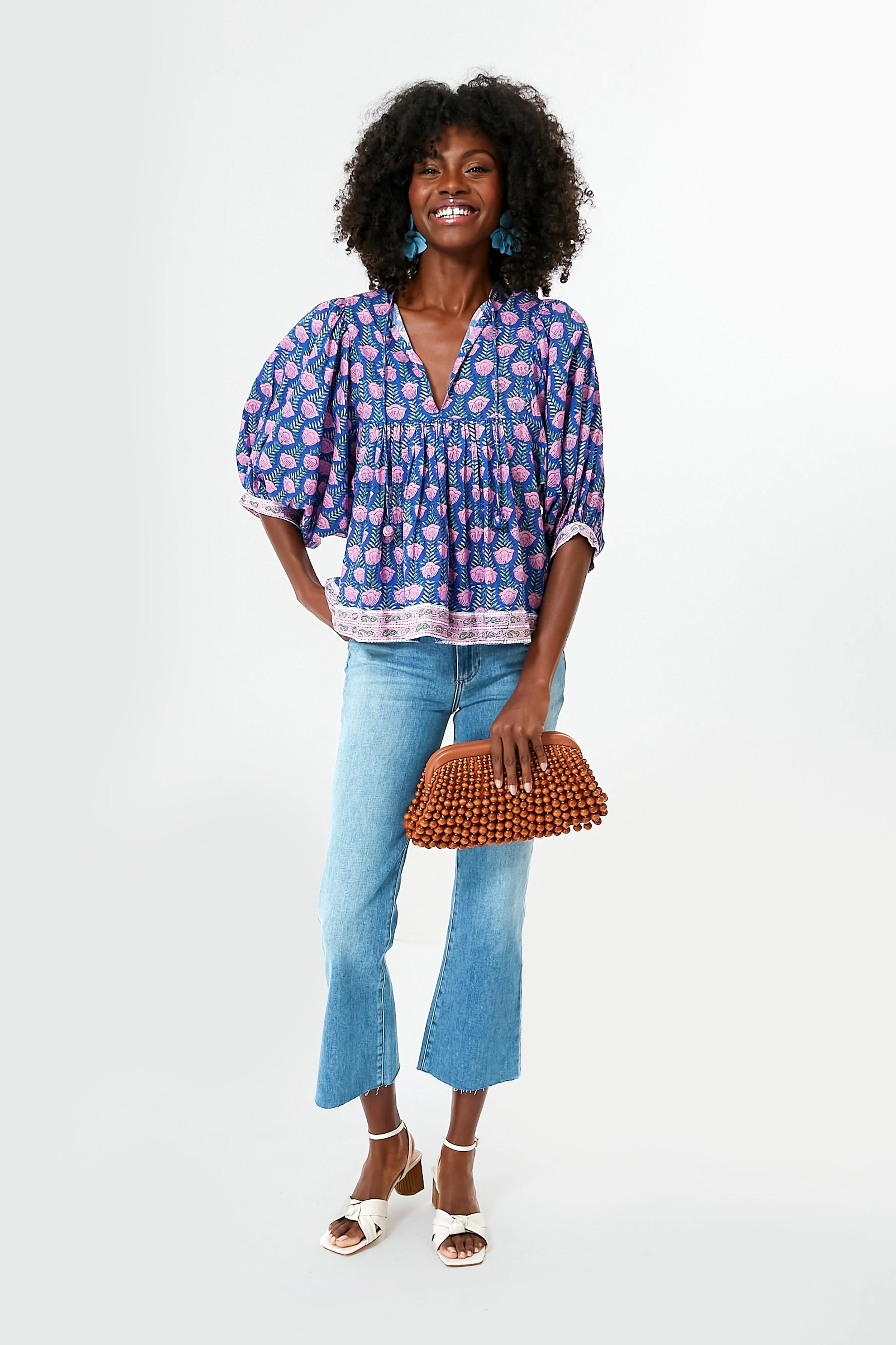 Multi Blue Jesy Blouse - Image 2