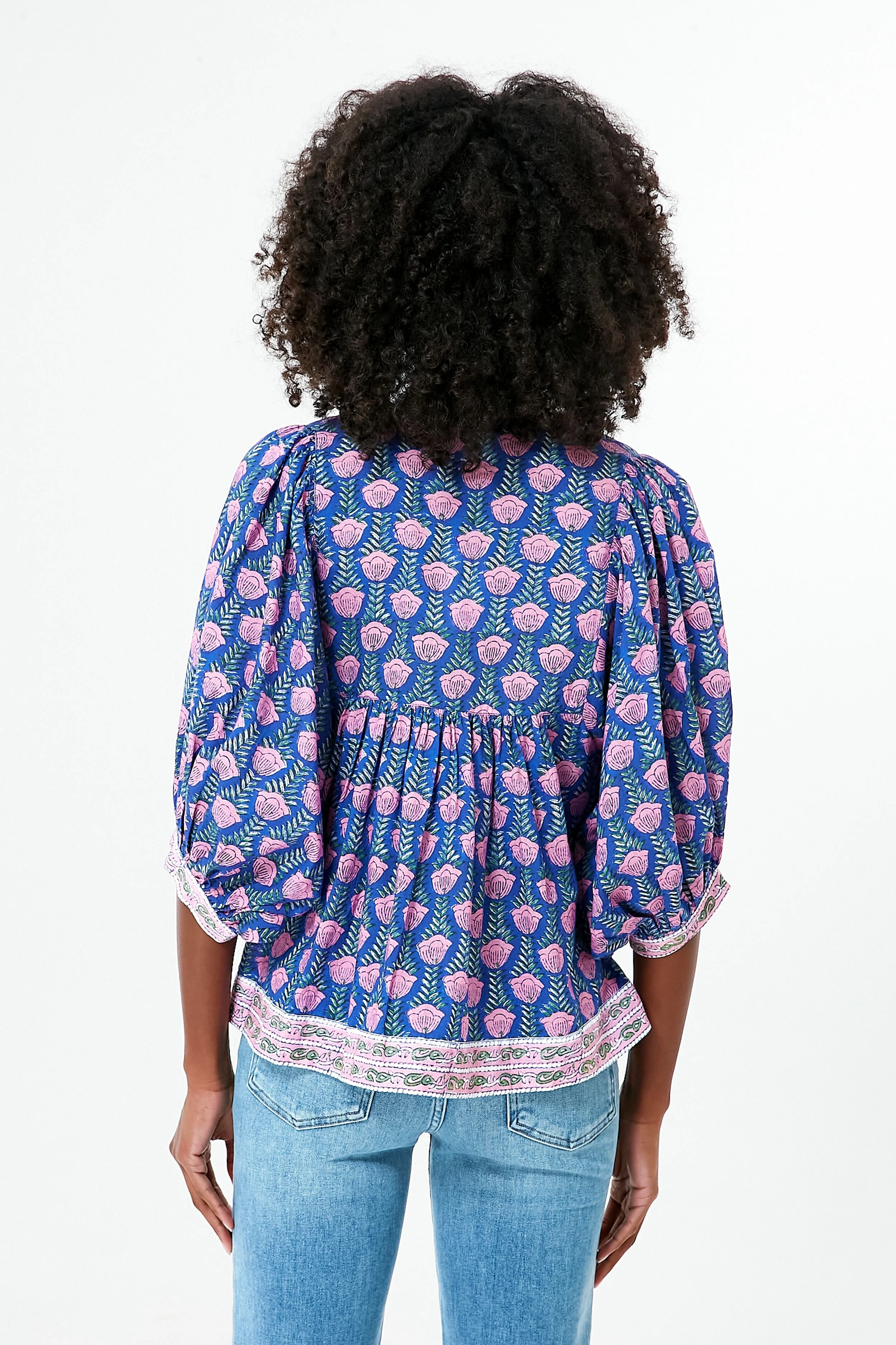 Multi Blue Jesy Blouse - Image 4