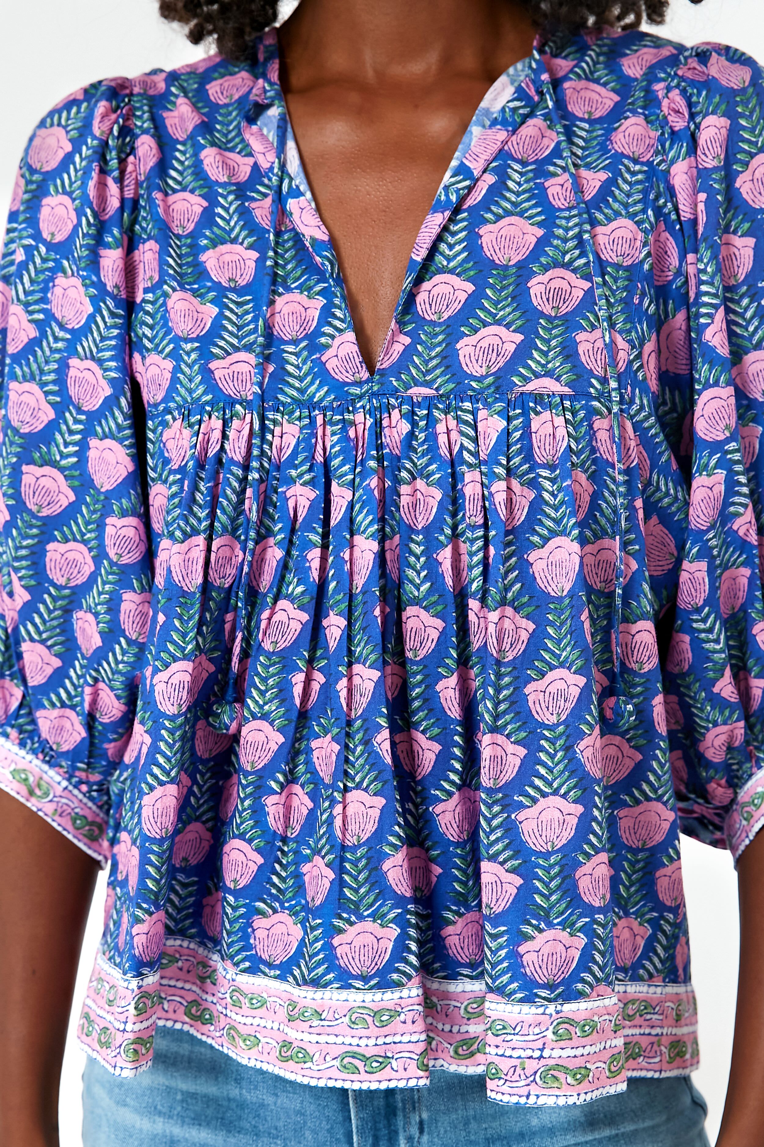 Multi Blue Jesy Blouse - Image 5