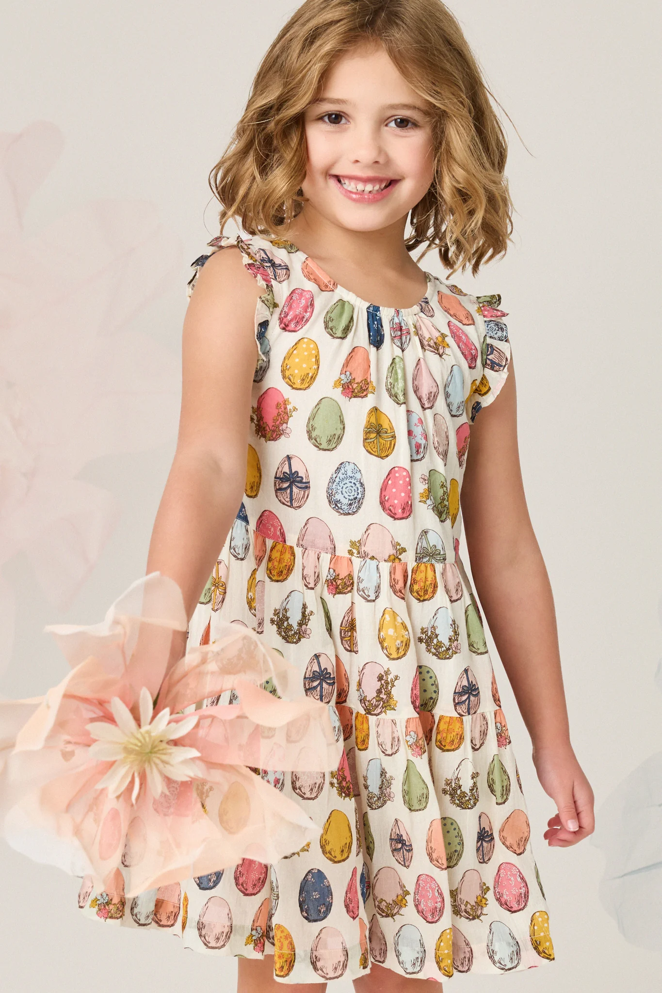 Multi Eggs Eloise Ruffle Dress - Image 2
