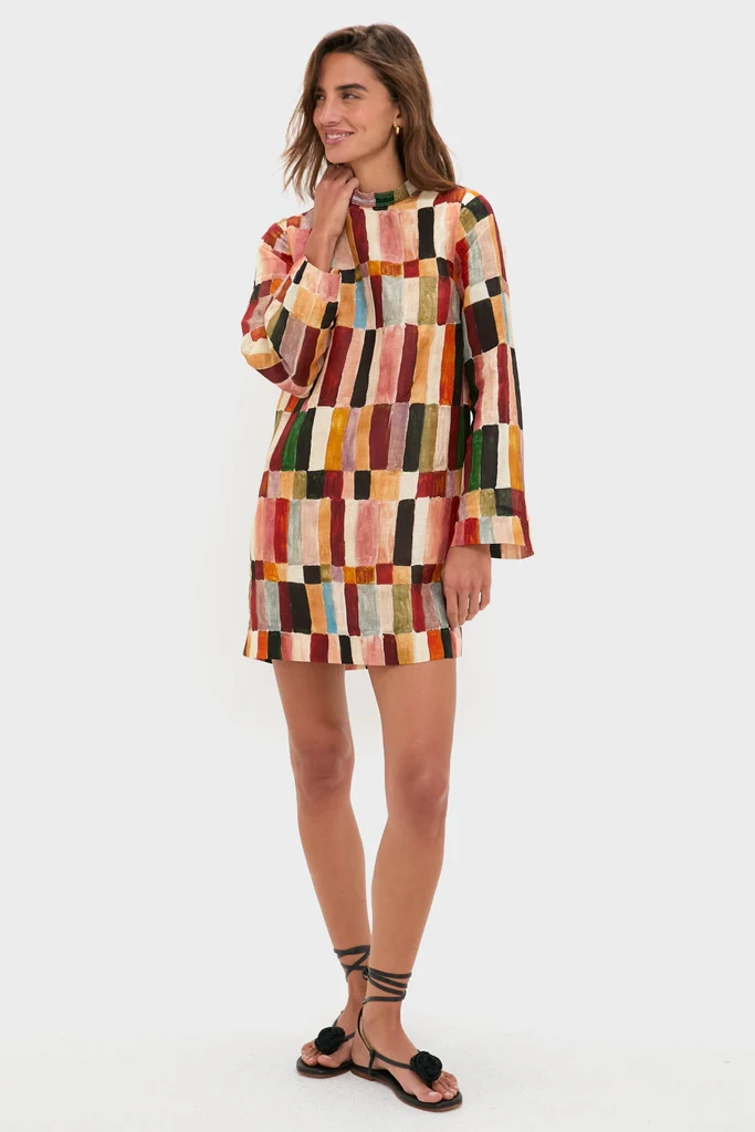 Multi Marjorelle Mini Dress - Image 6