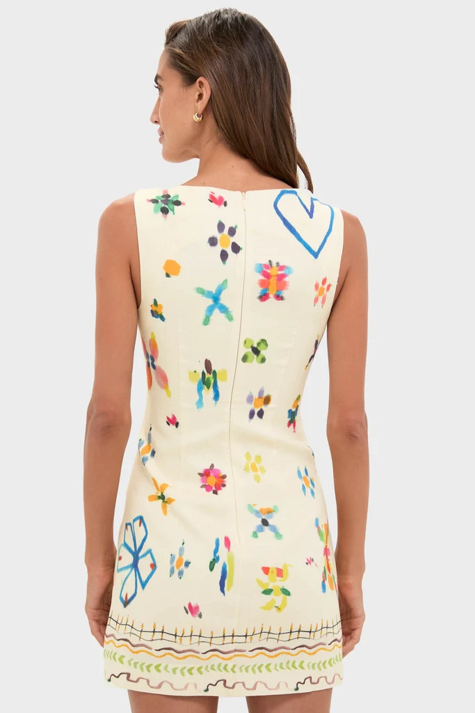 Multi Sidi Beaded Mini Dress - Image 4