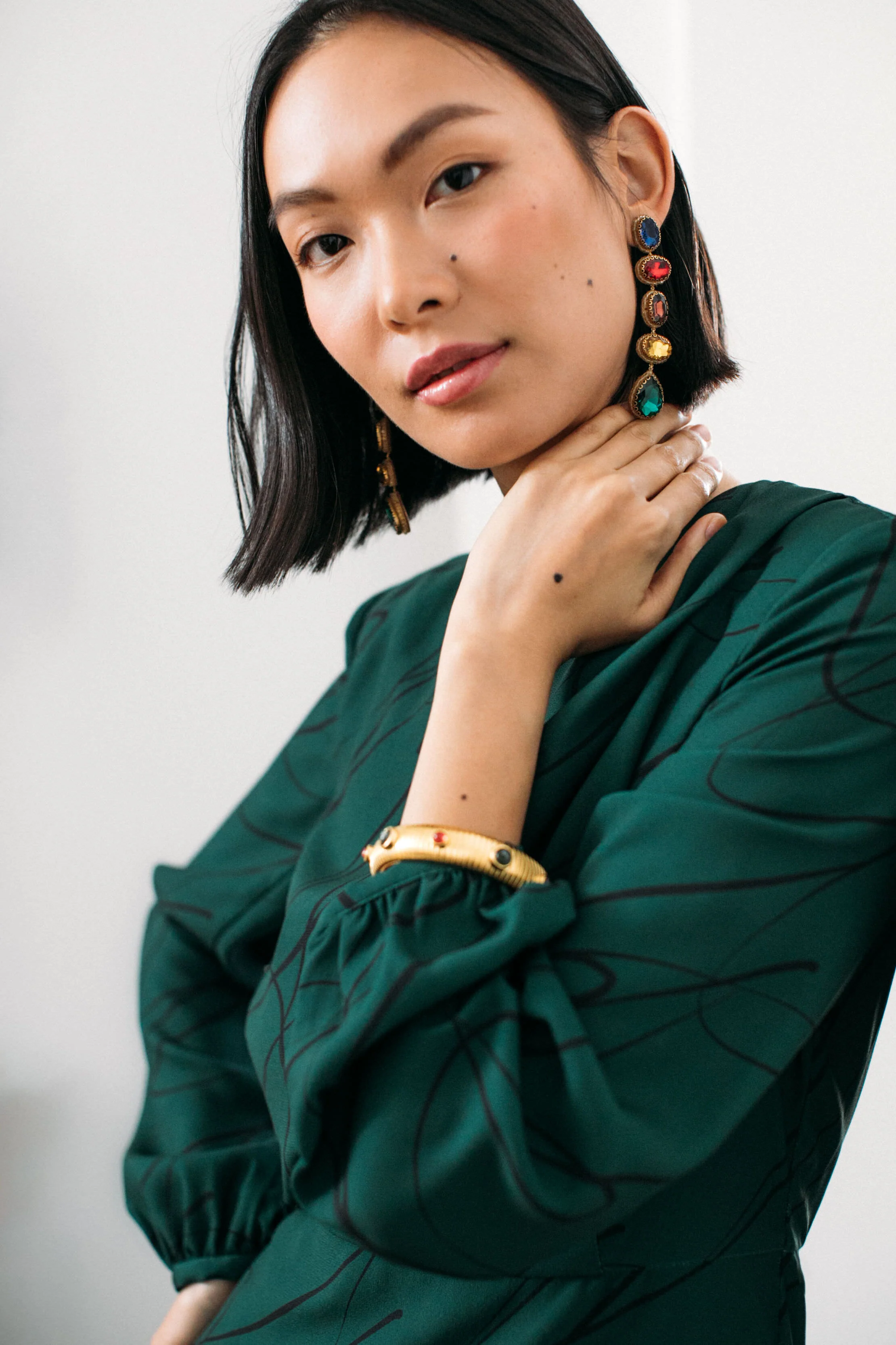 Multi Tyra Earrings - Image 4