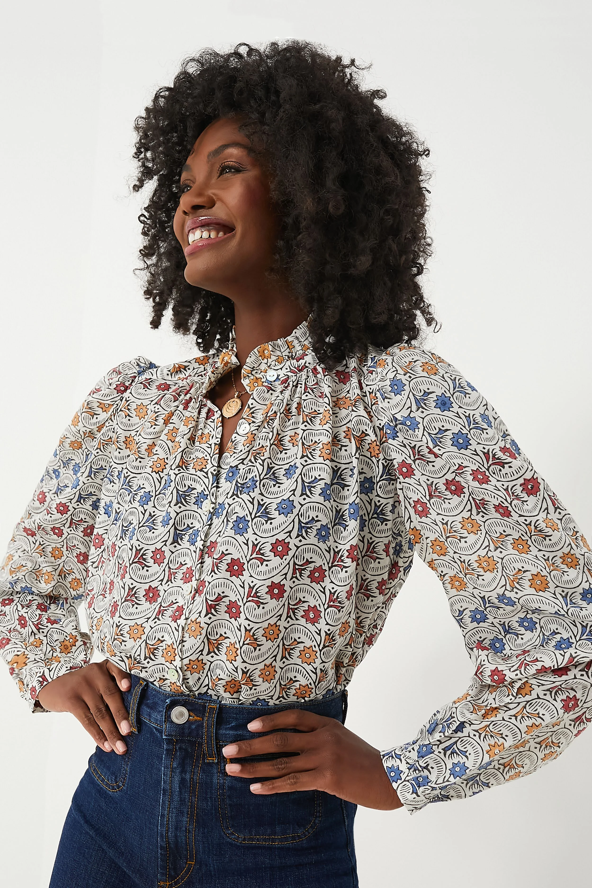 Multi Wave Daisy Annabel Shirt - Image 6