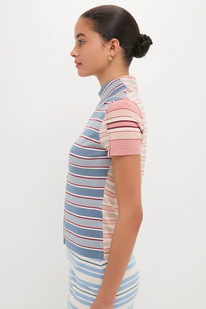 Multicolor Stripe Polo - Image 3