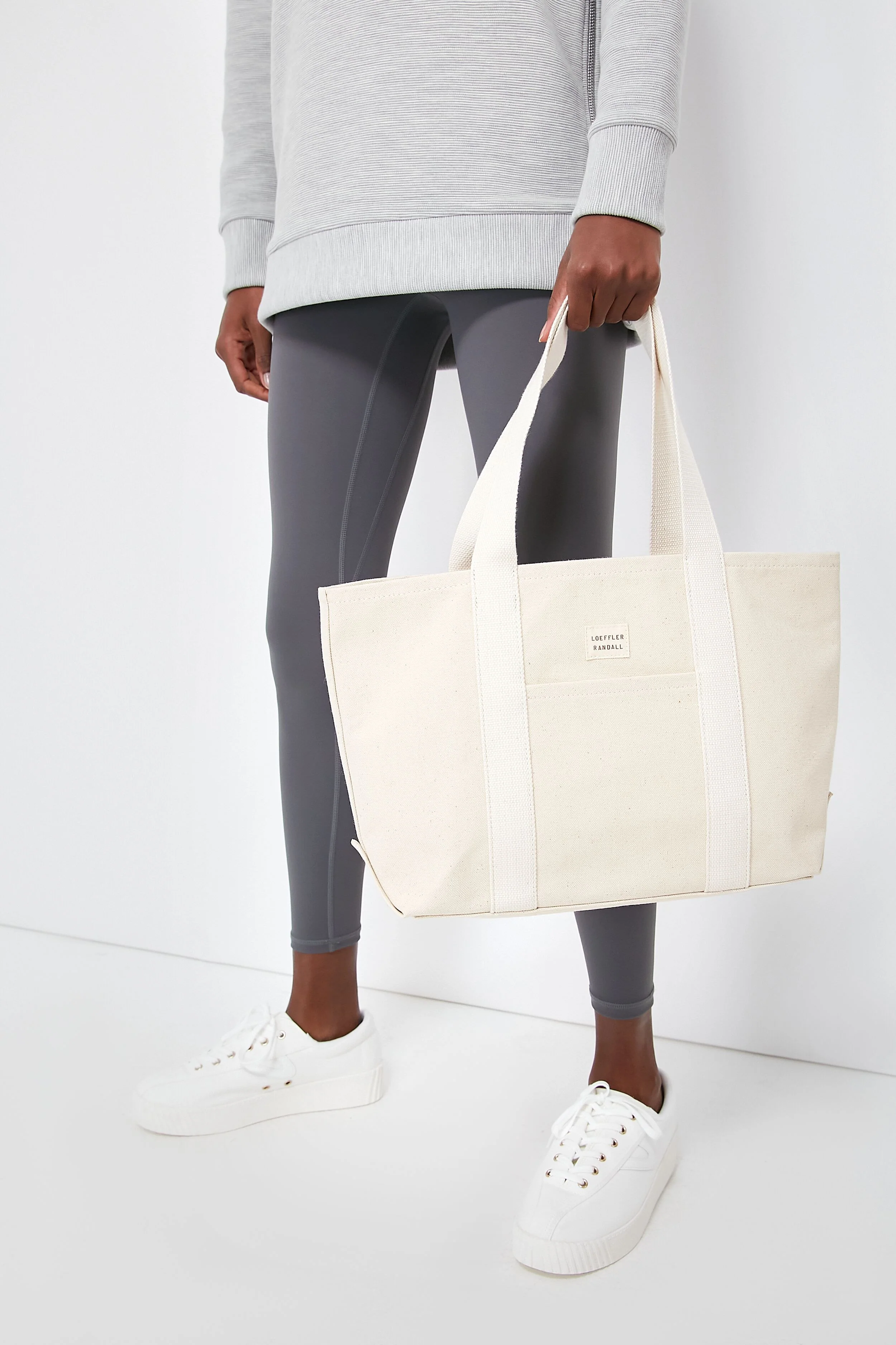 Natural Canvas Bennett Medium Tote - Image 2