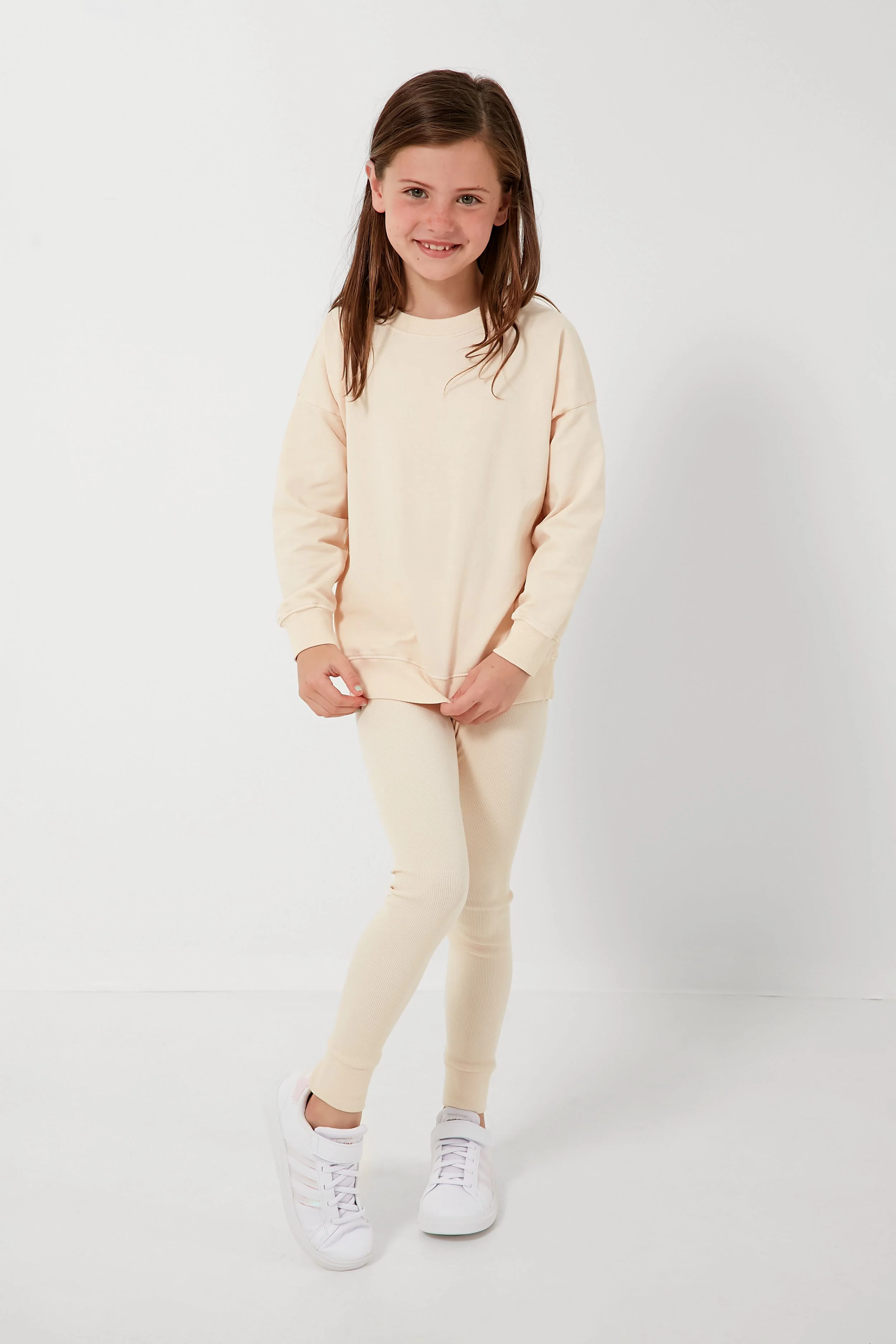 Natural Essential Rib Leggings - Image 6