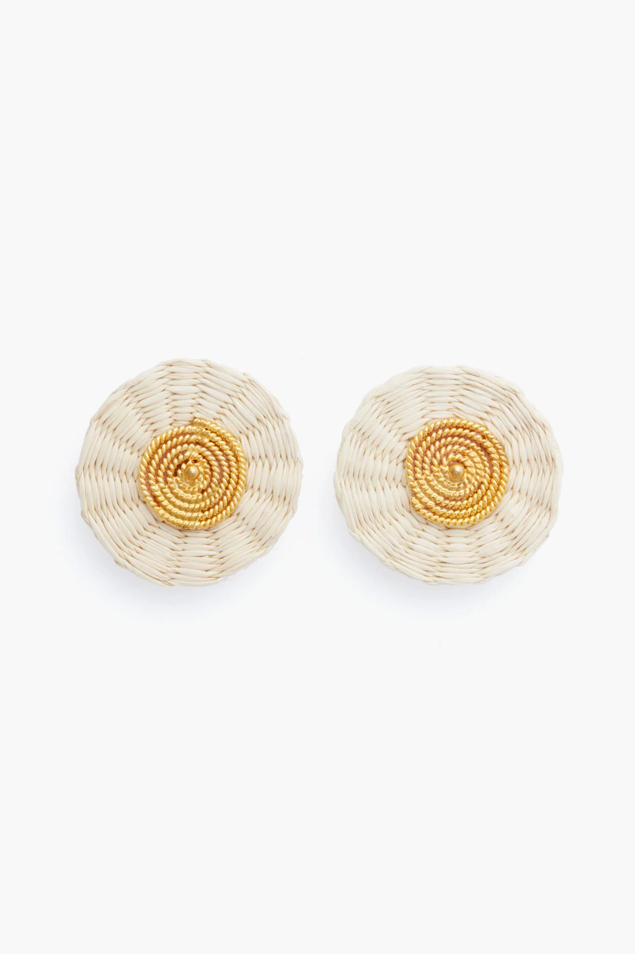 Natural Iraca Studs