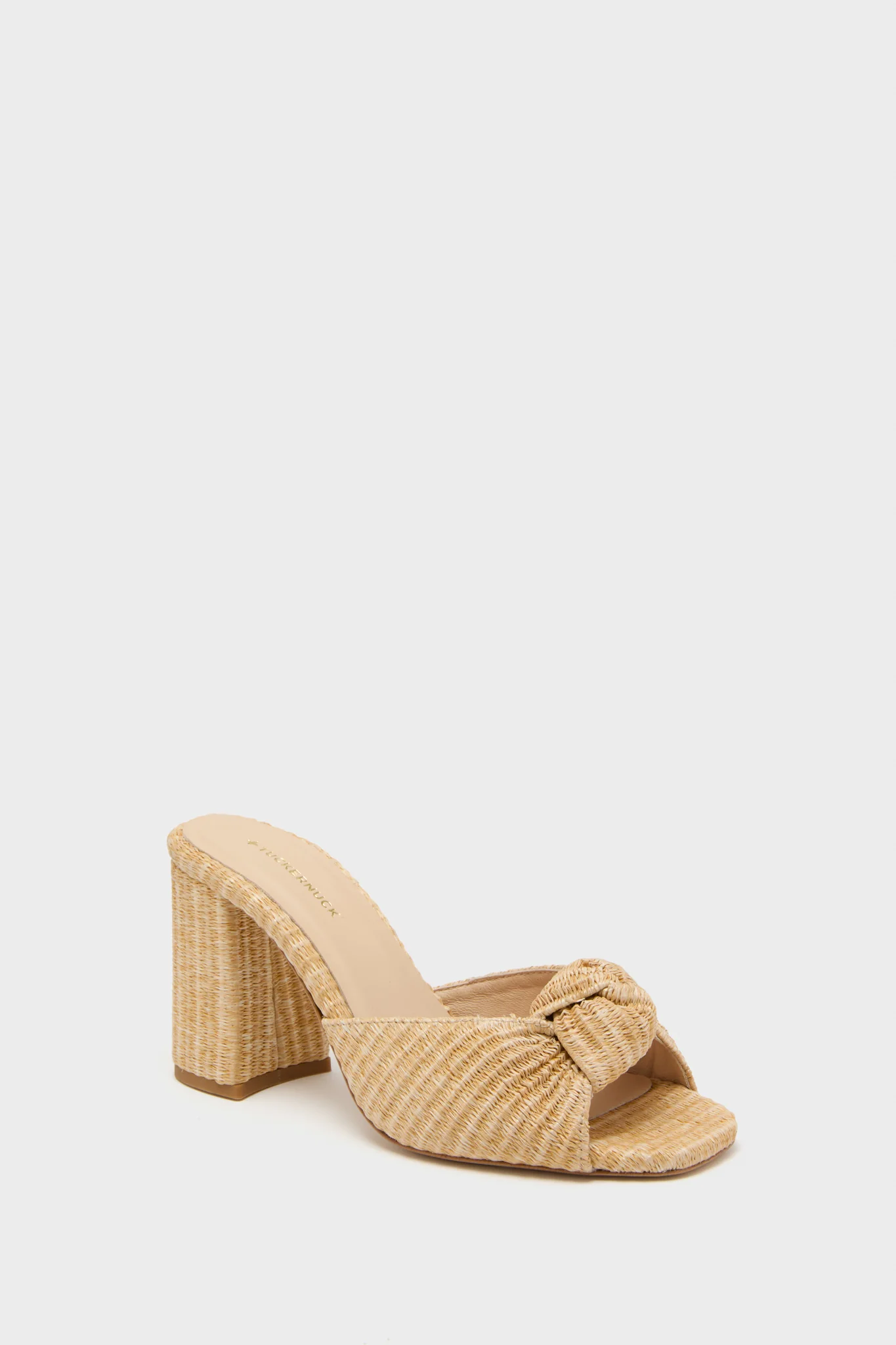 Natural Raffia Blake Heels - Image 3
