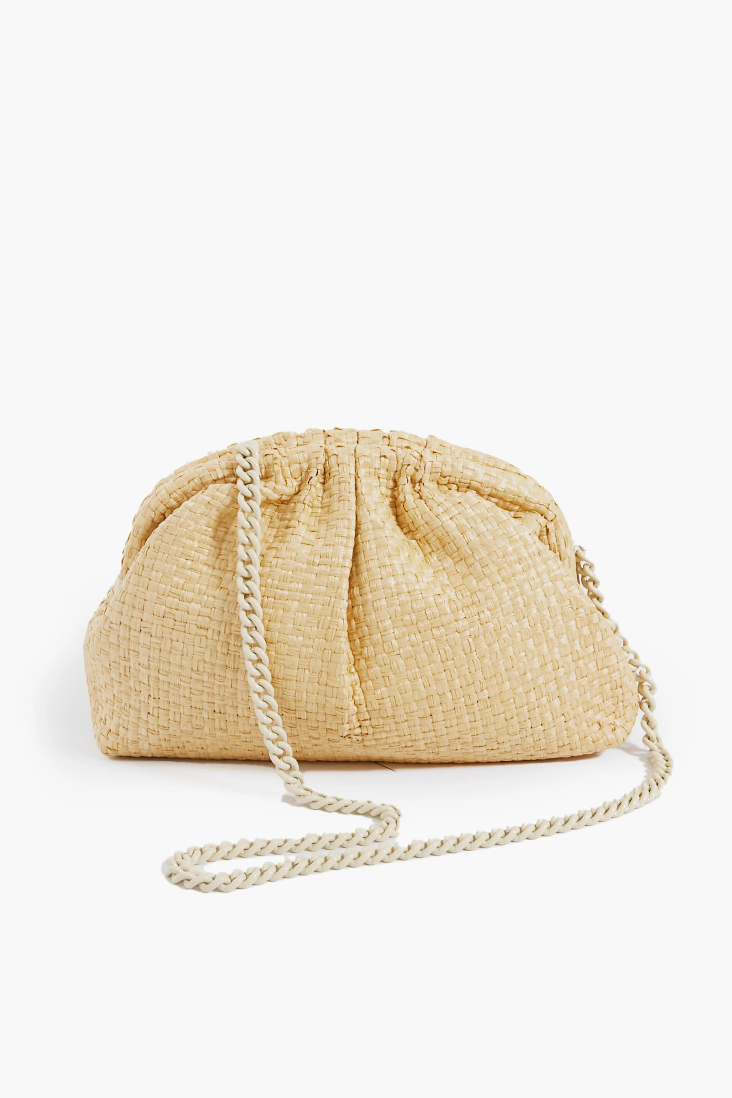 Natural Straw Game Clutch - Image 4