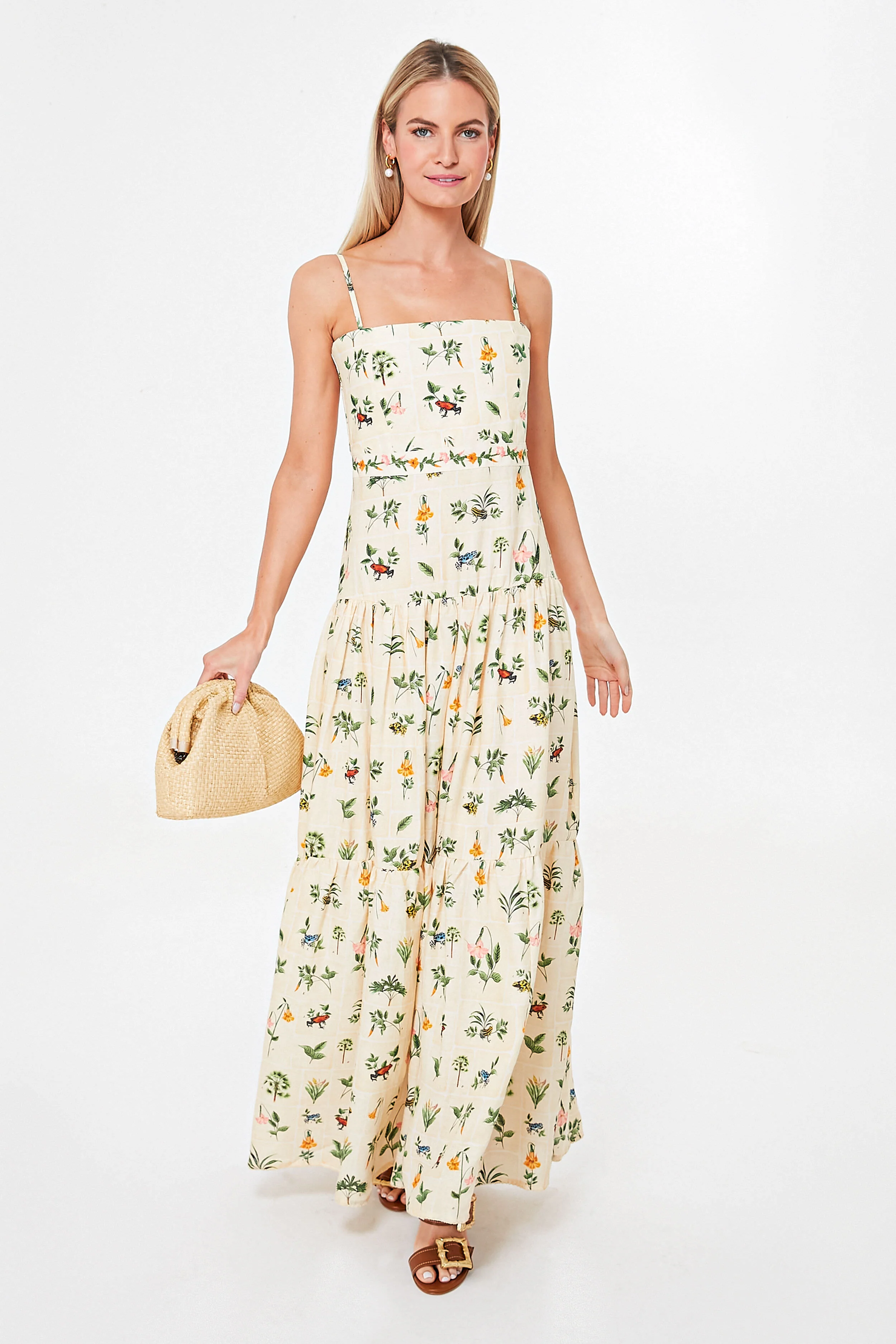 Natural Straw Game Clutch - Image 6