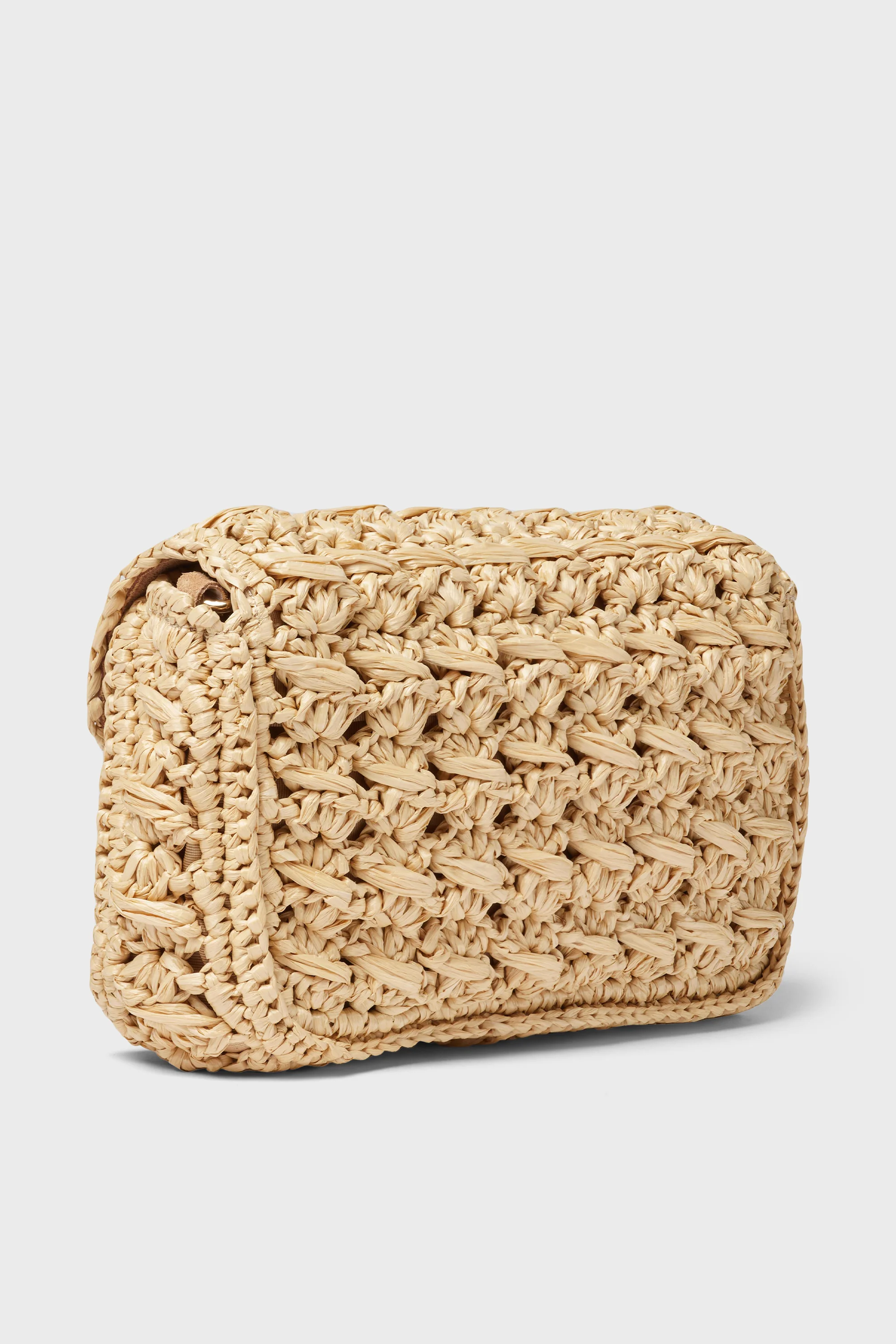 Natural Woven Shoulder Bag - Image 3
