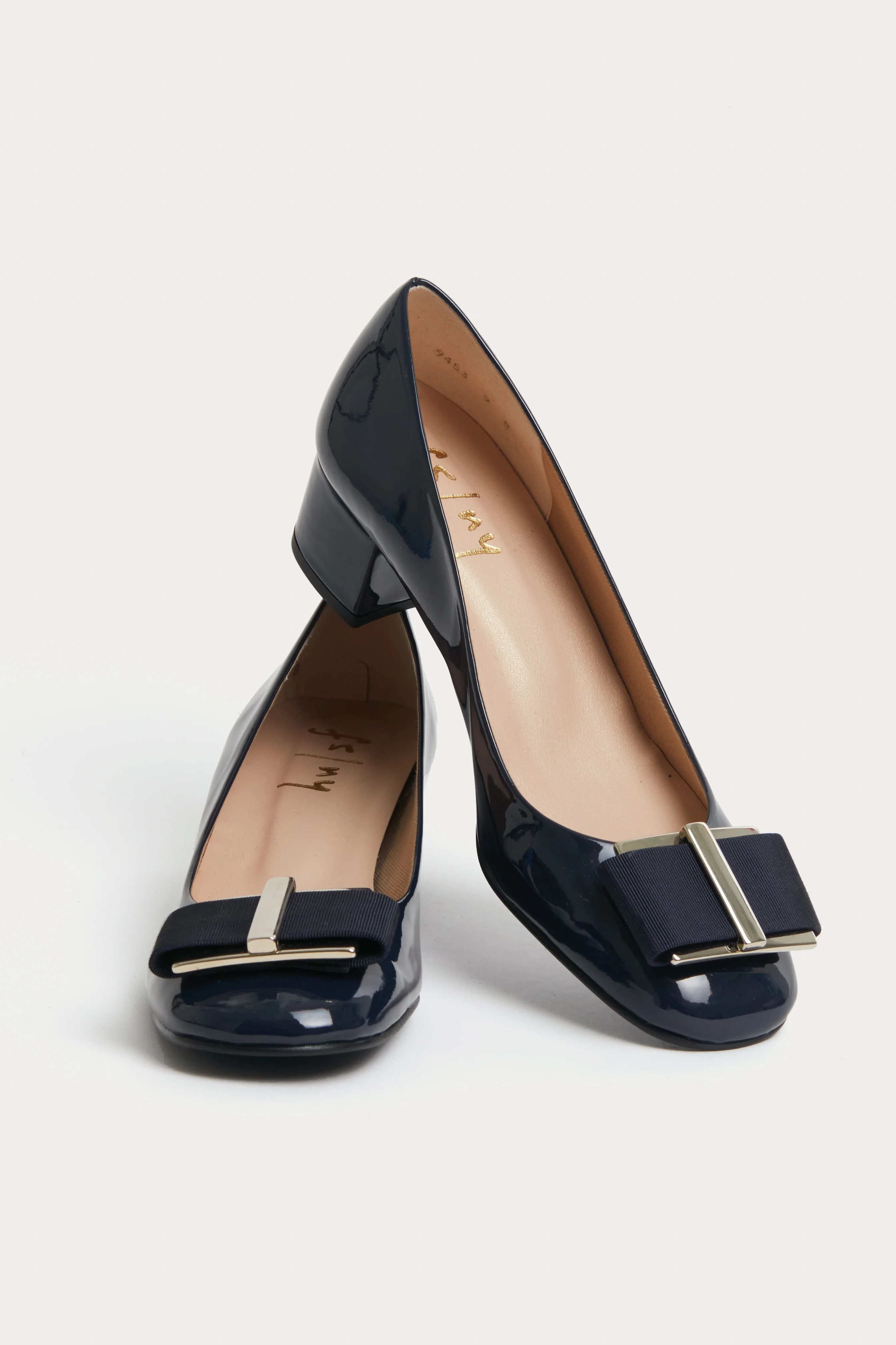 Navy Abby Heels - Image 3