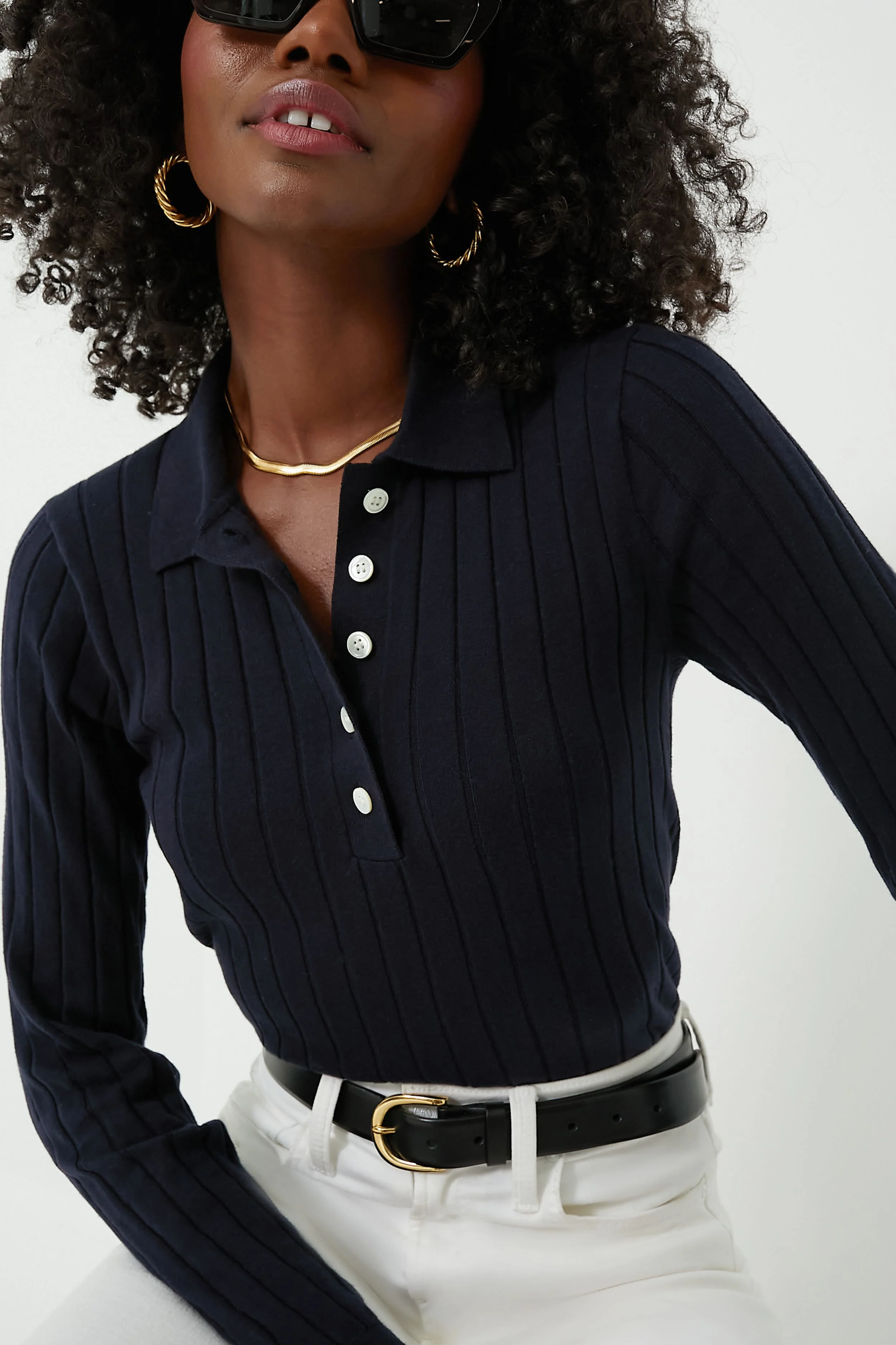 Navy Amanda Polo - Image 5