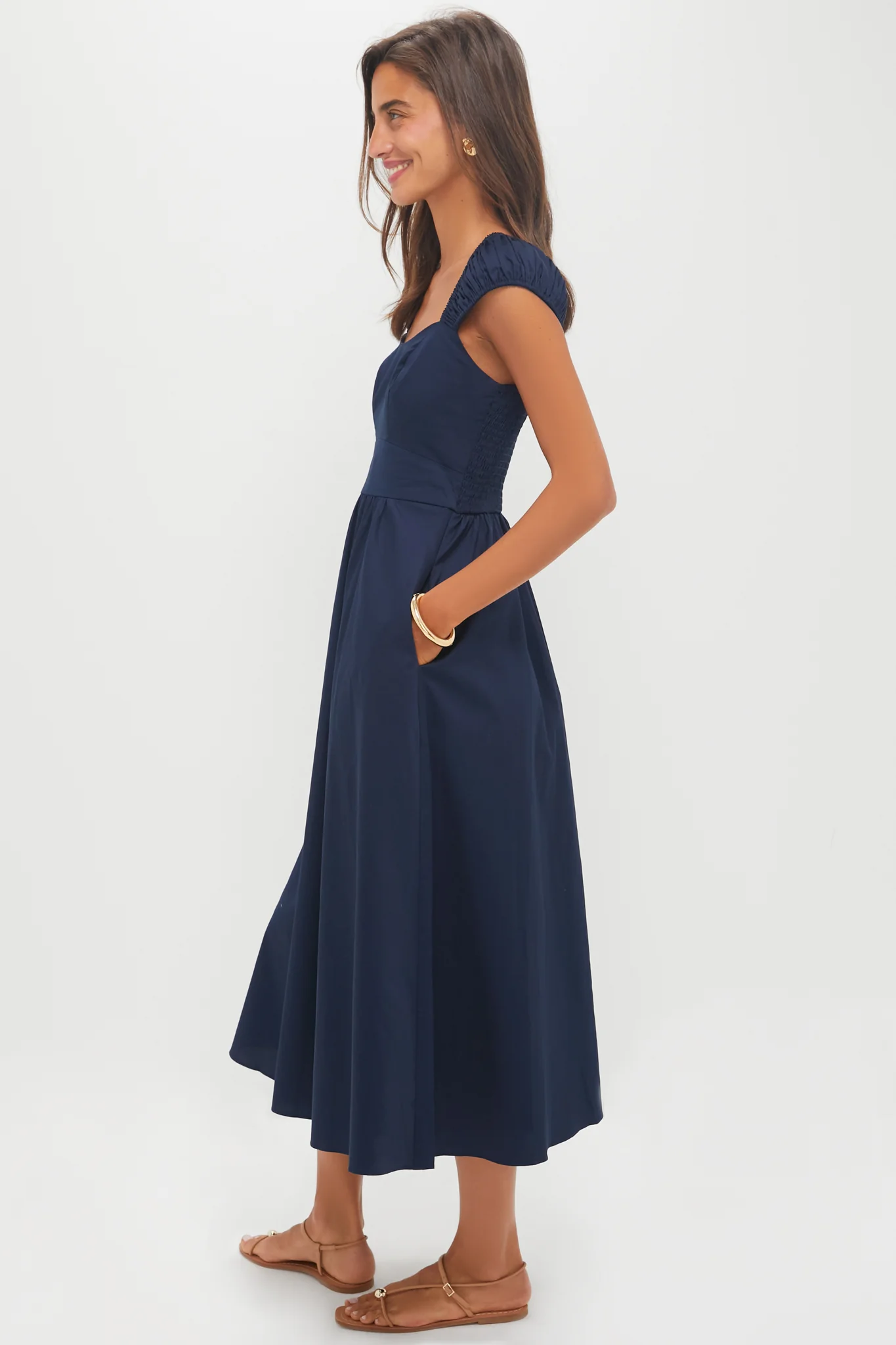 Navy Amy Dress - Image 3