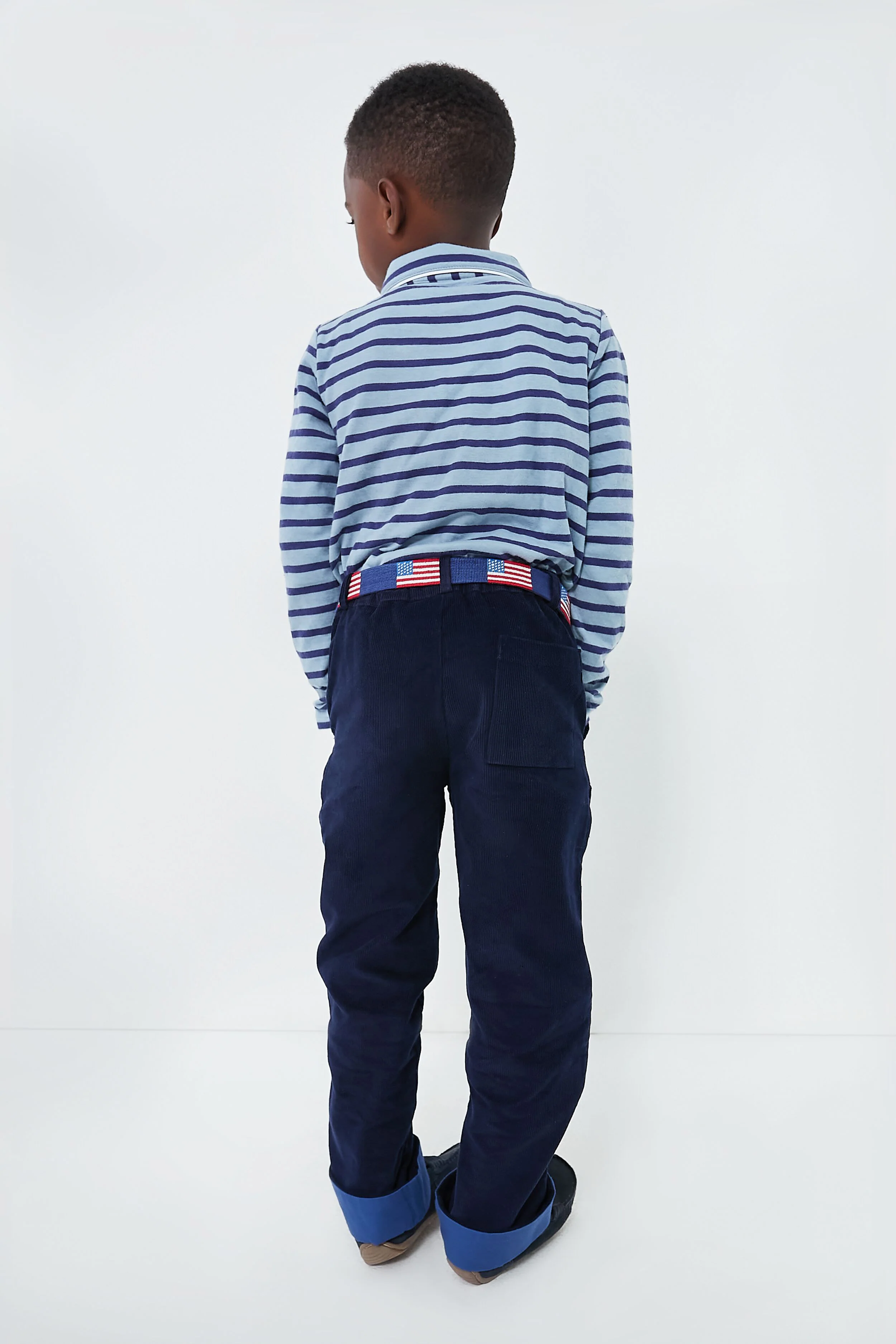 Navy Corduroy Grow Pant - Image 4