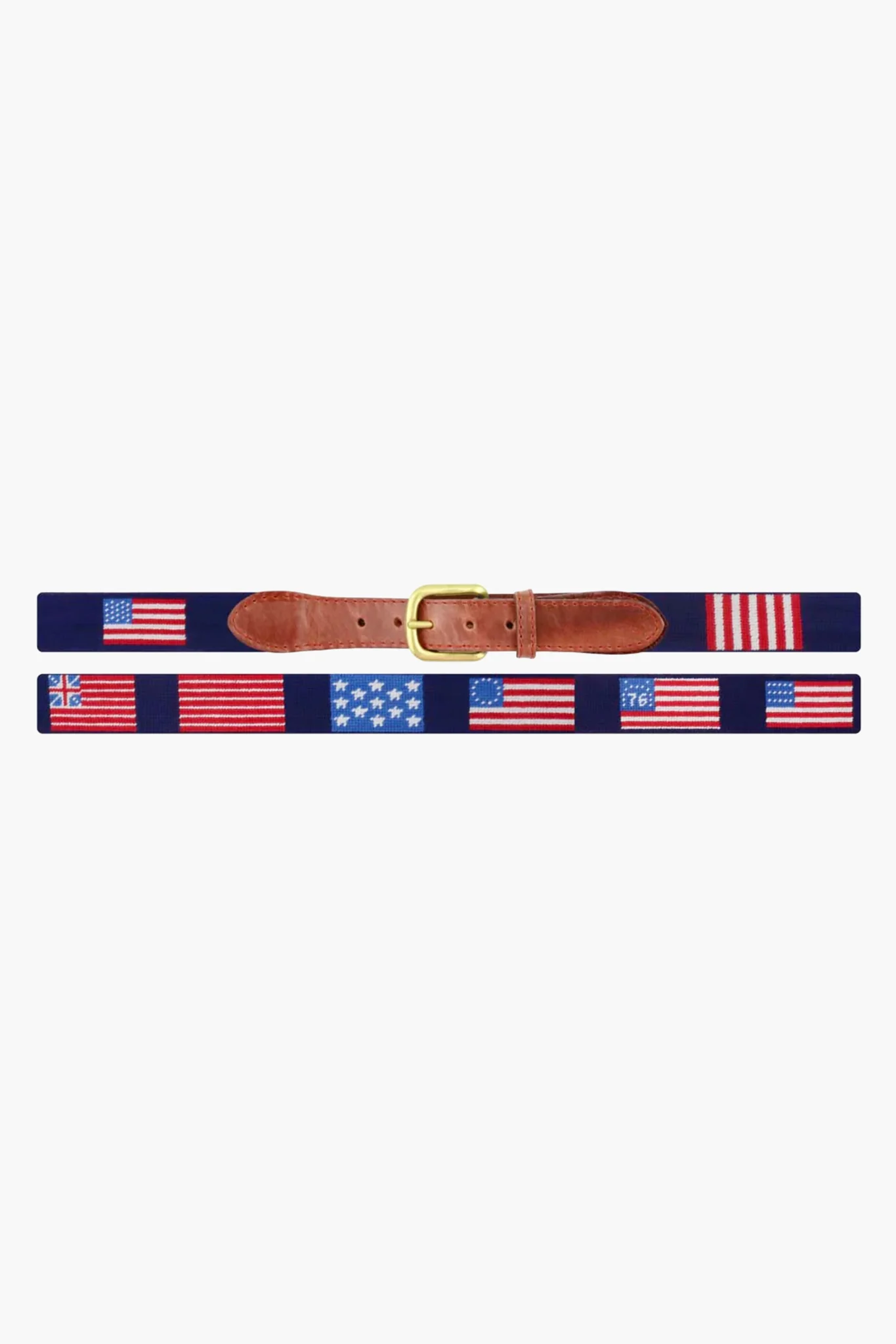 Navy Flags of our Fathers Needlepoint Belt - Image 4