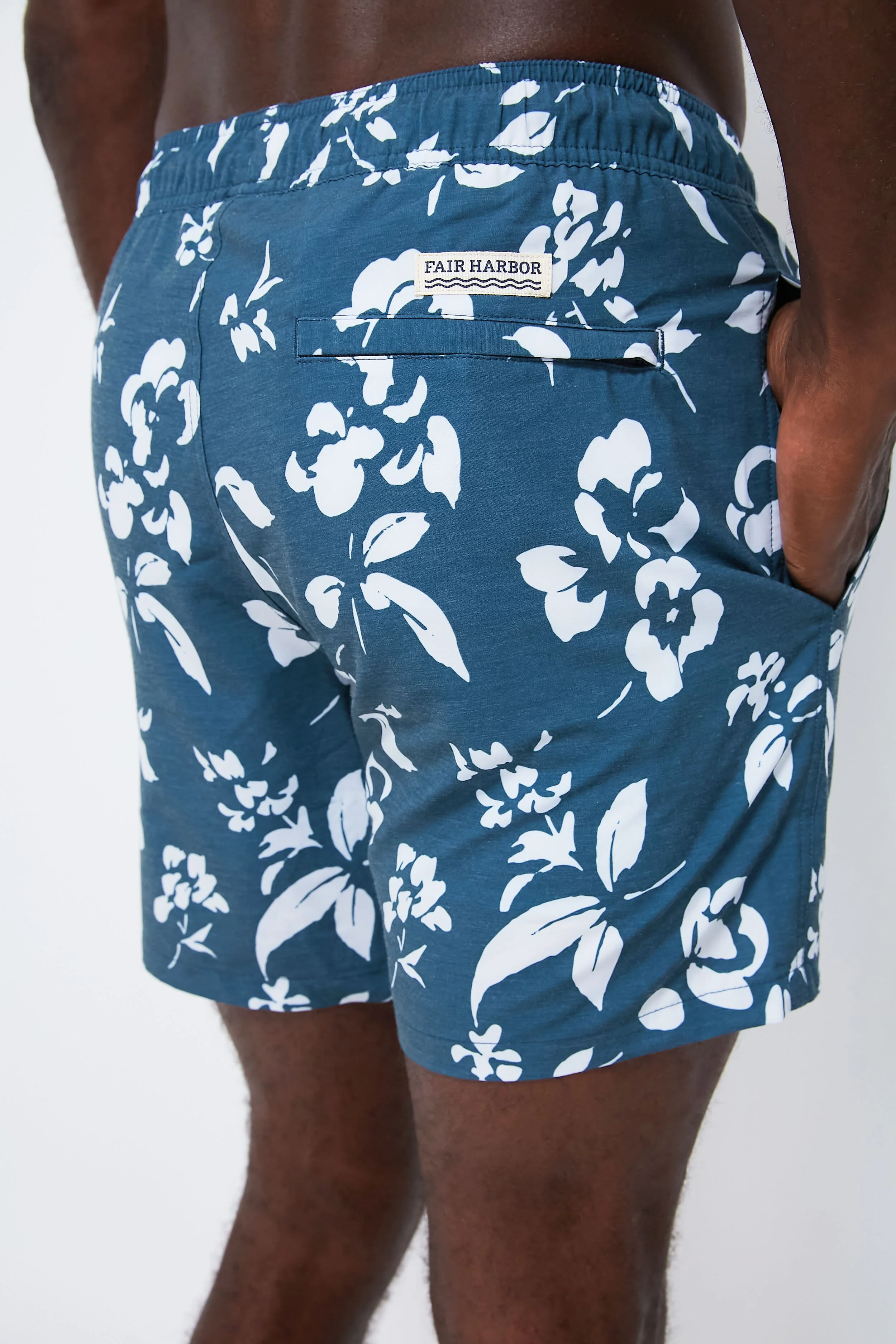 Navy Floral Bayberry Trunks - Image 4