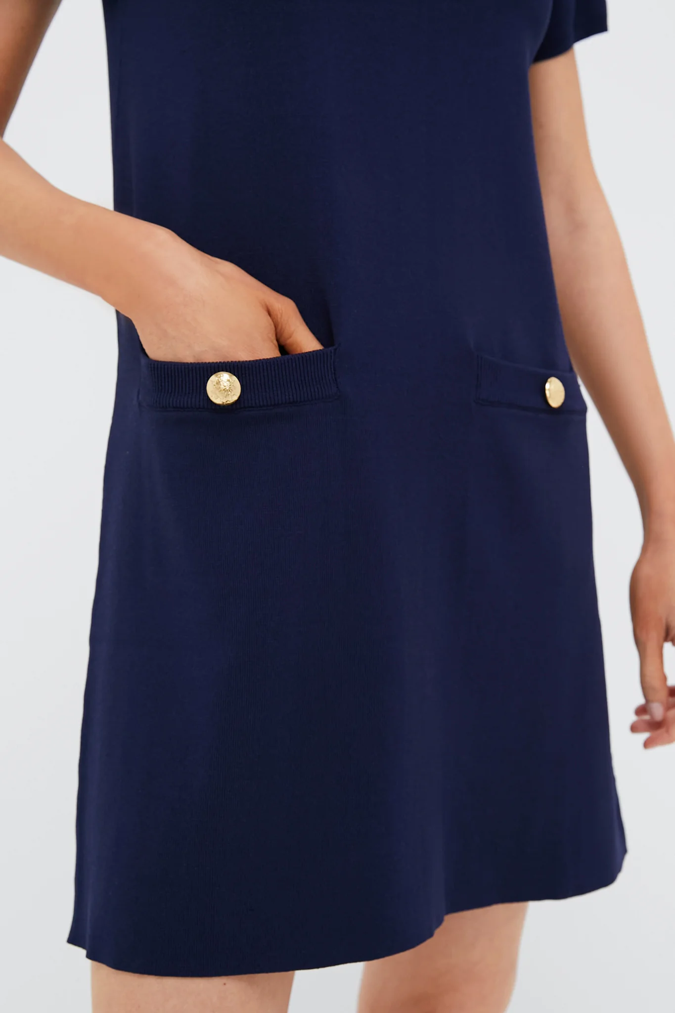 Navy Jessica Dress - Image 4