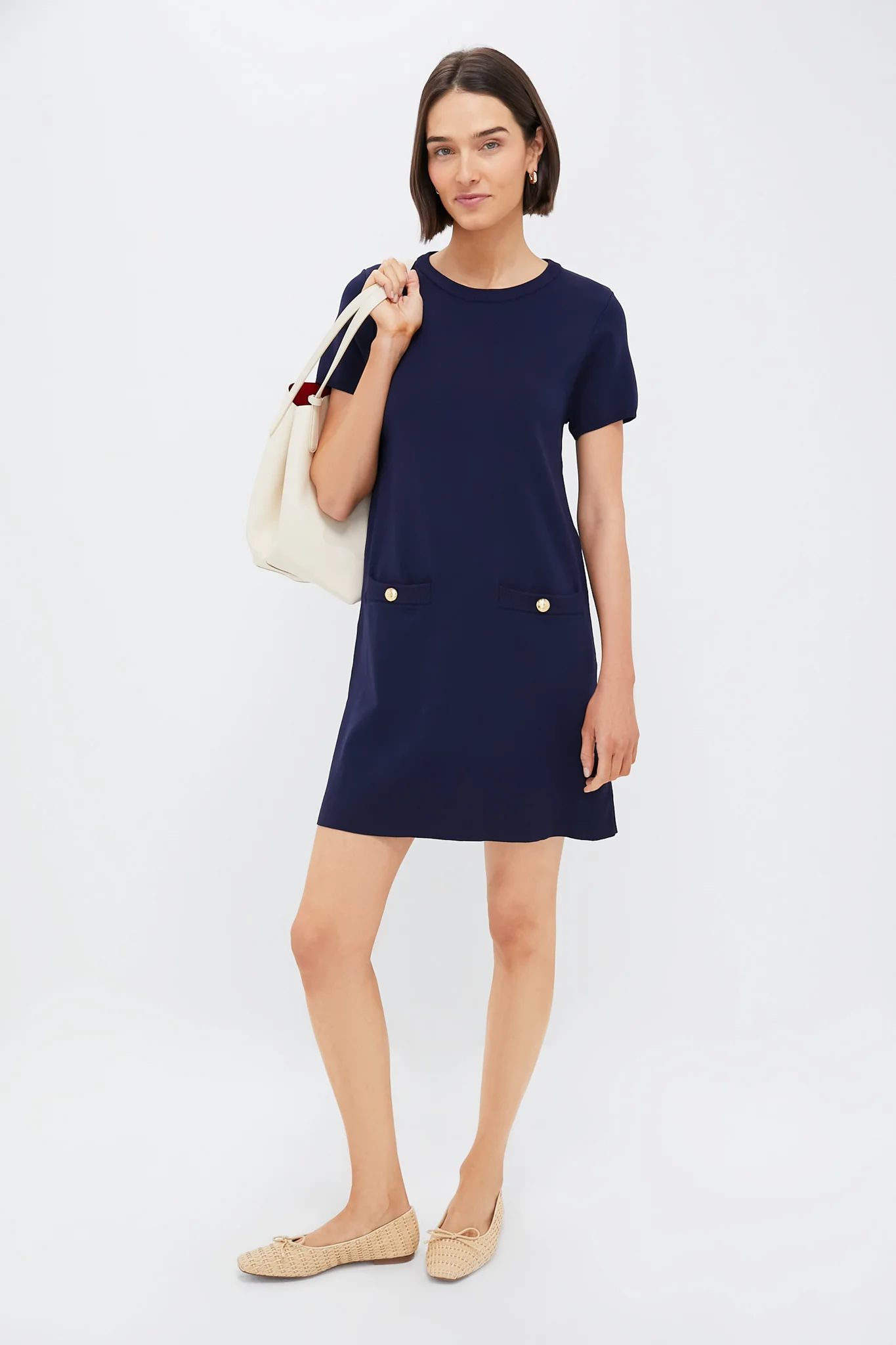 Navy Jessica Dress - Image 6