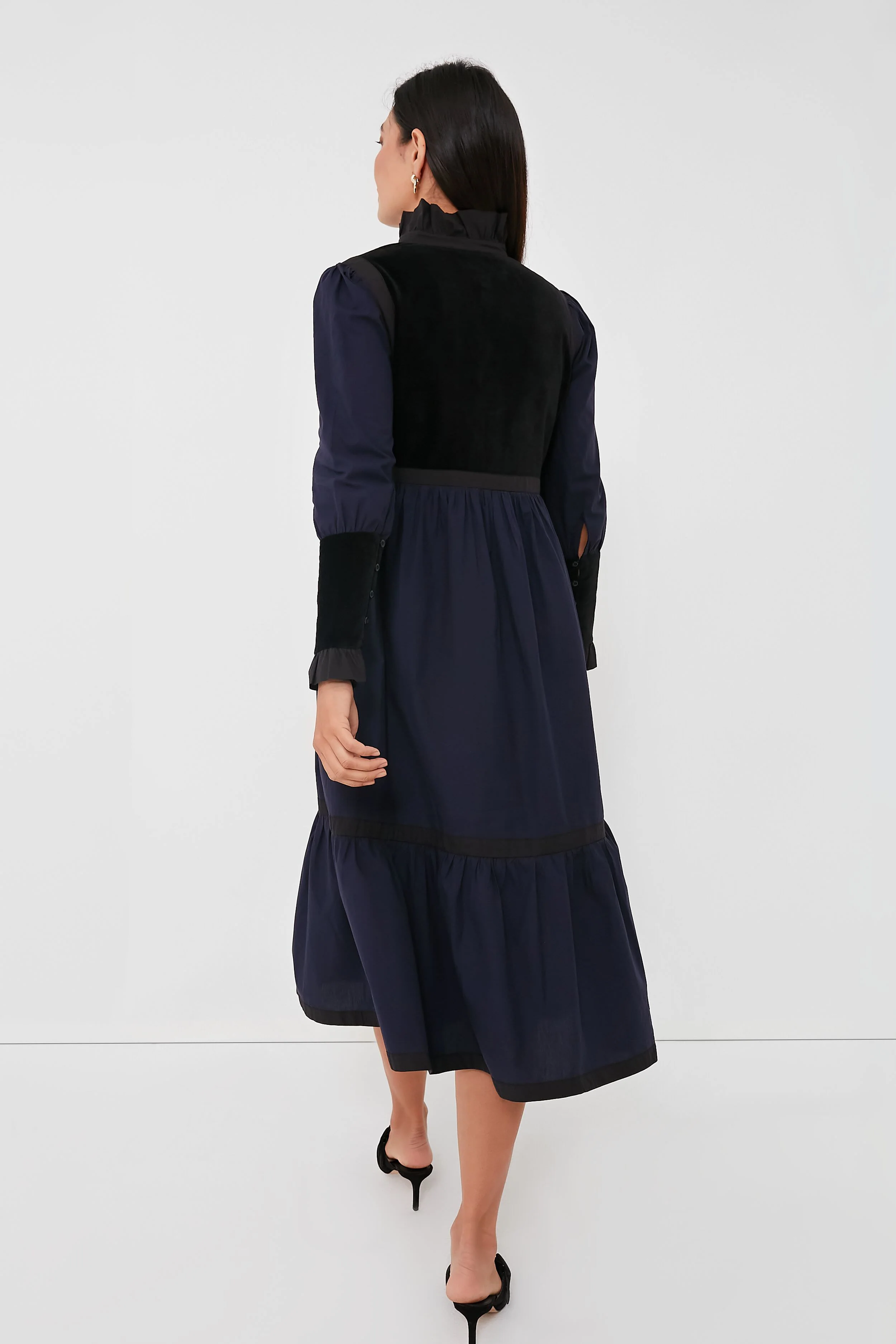 Navy Kavita Dress - Image 4