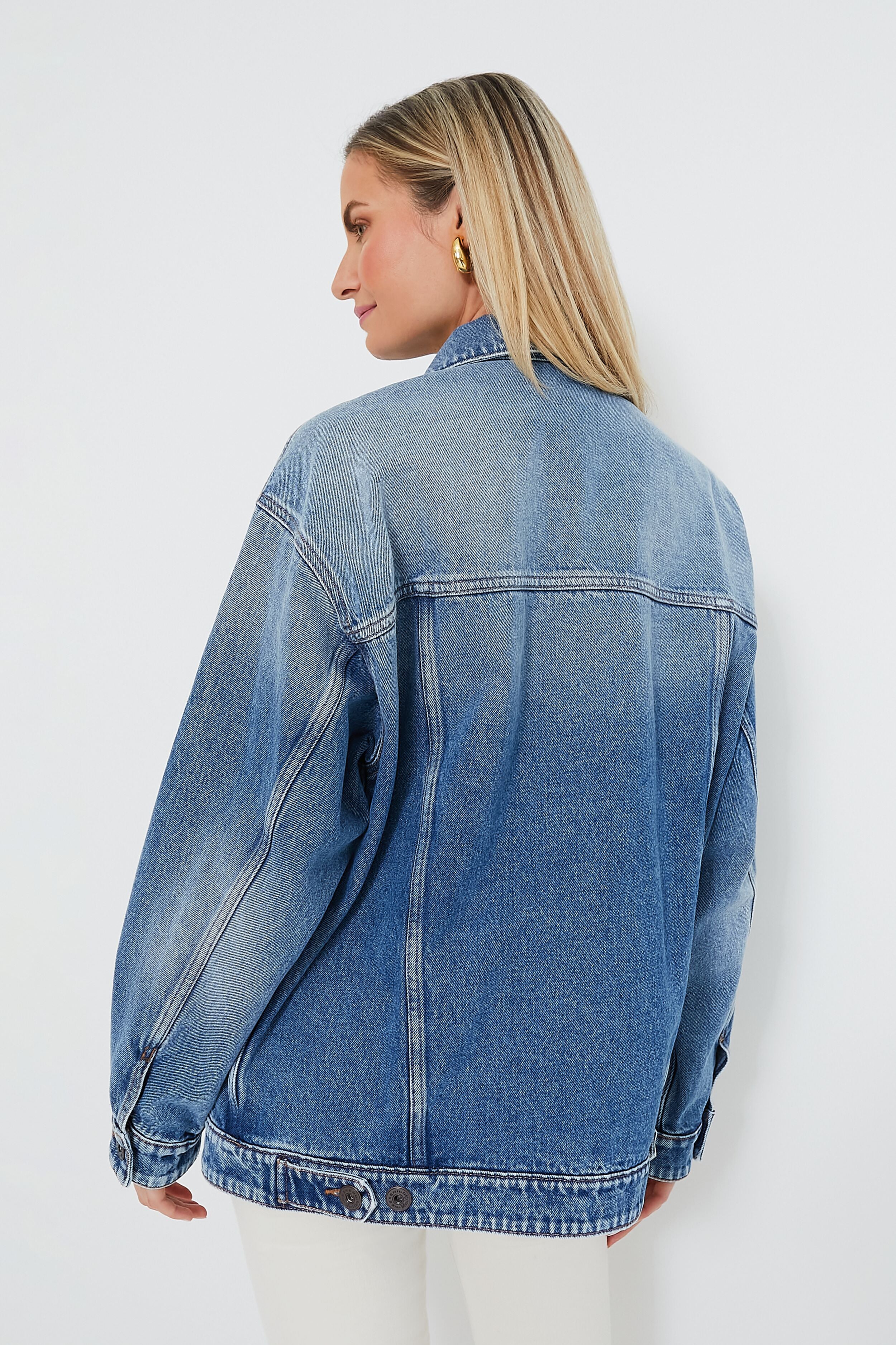 Navy Light Pio Denim Jacket - Image 4
