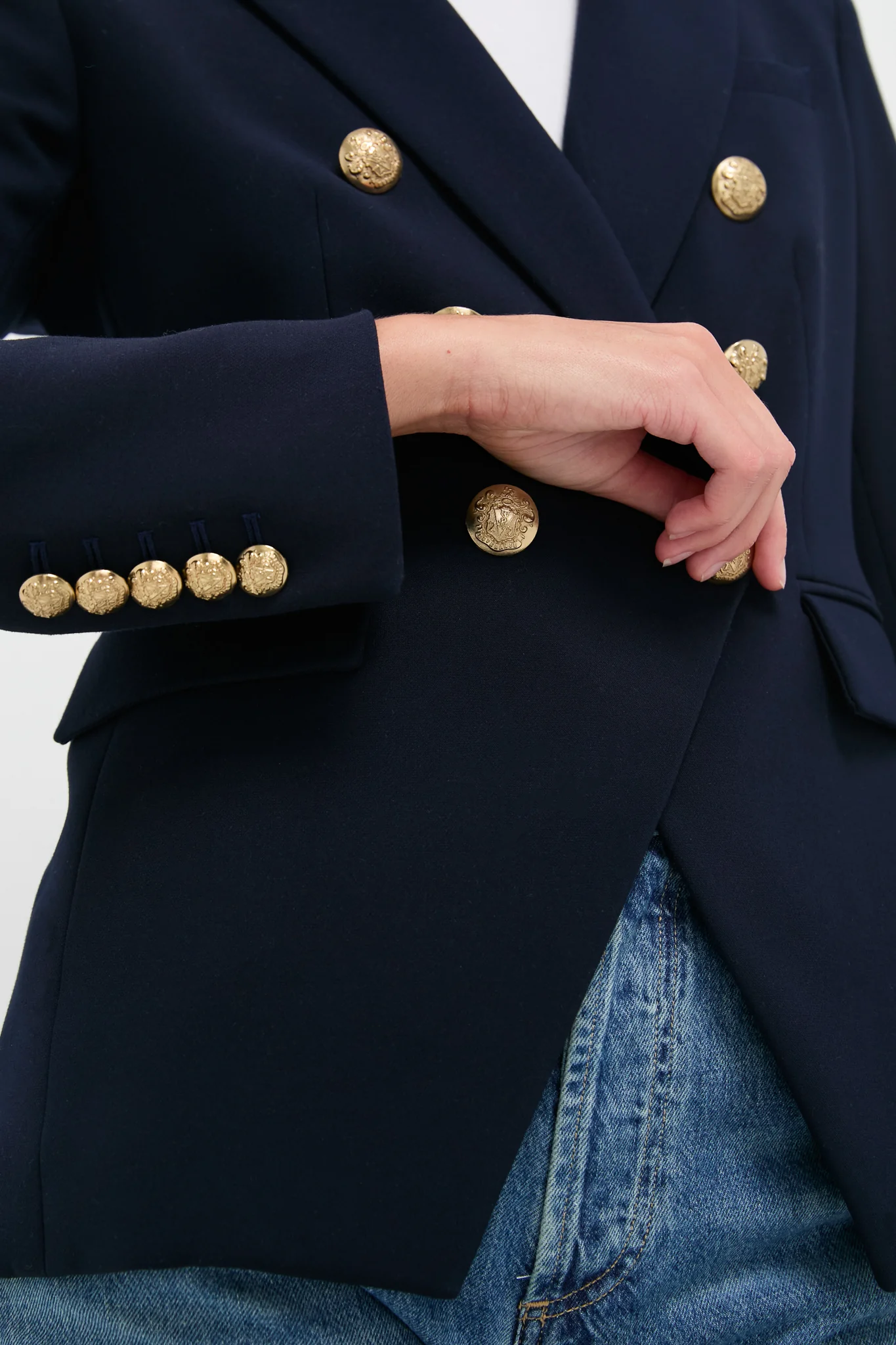 Navy Miller Dickey Jacket - Image 5