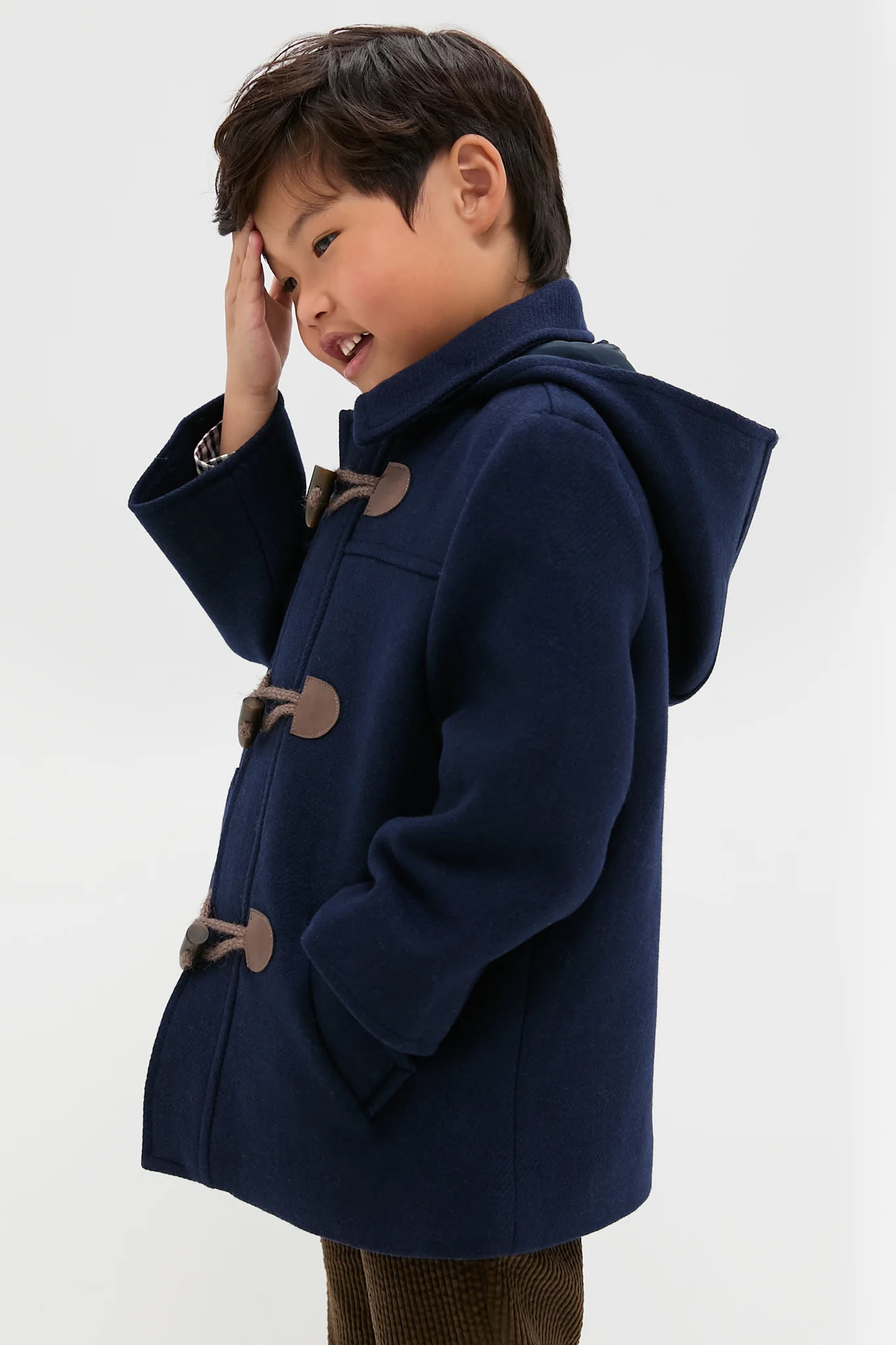 Navy Nicholas Kids Coat - Image 4