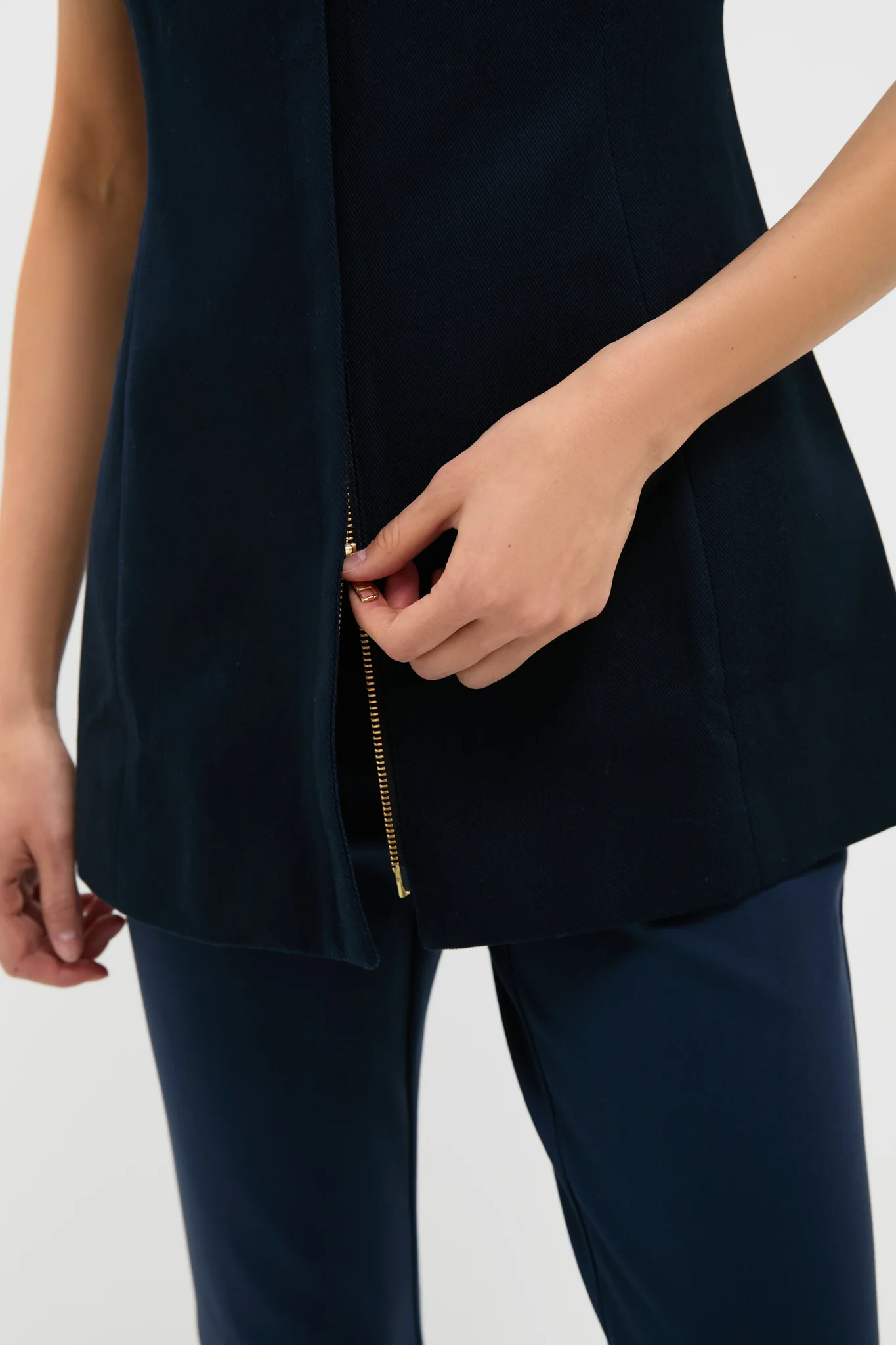 Navy Rhoda Tunic Top - Image 5