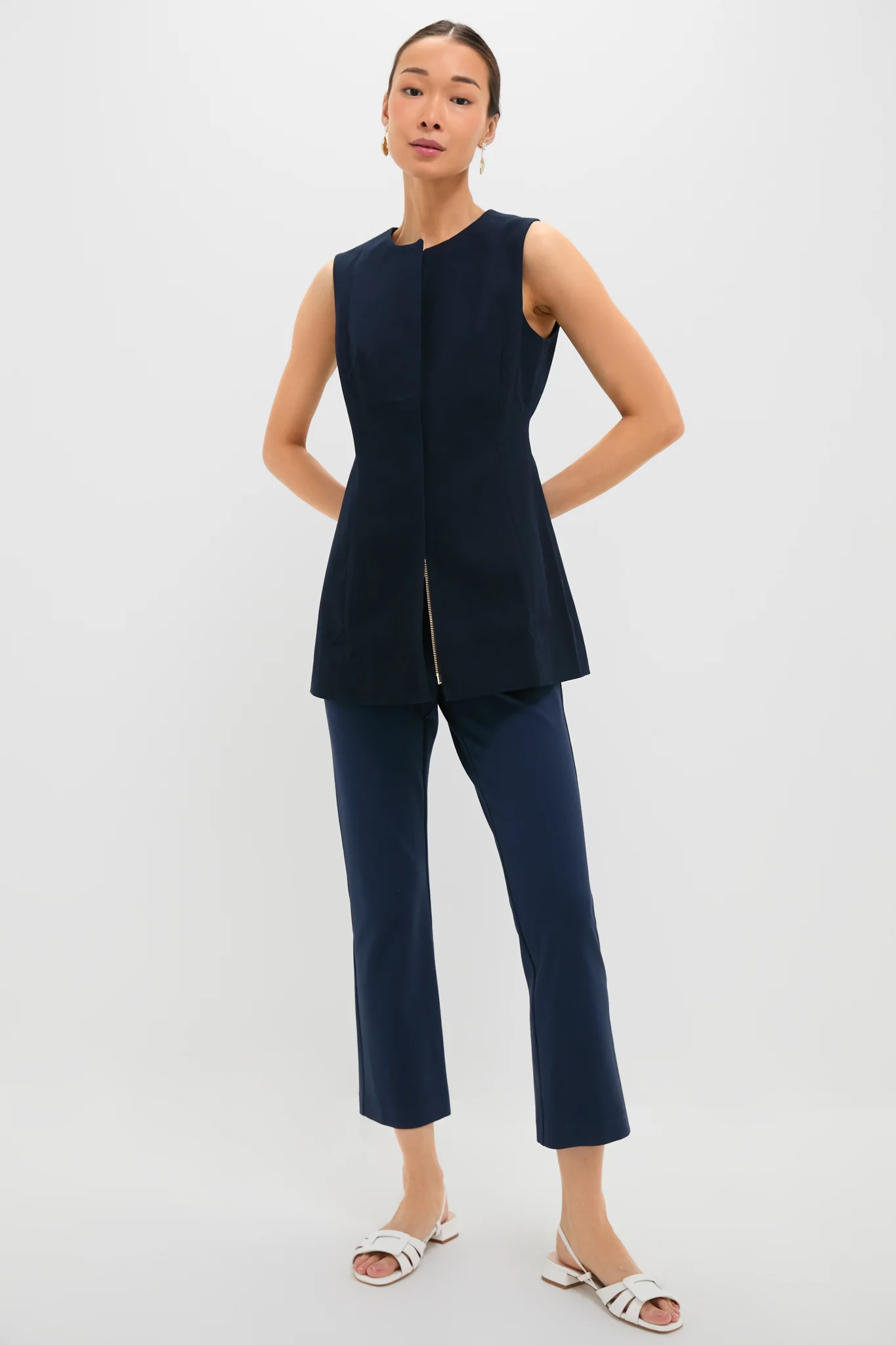 Navy Rhoda Tunic Top - Image 6