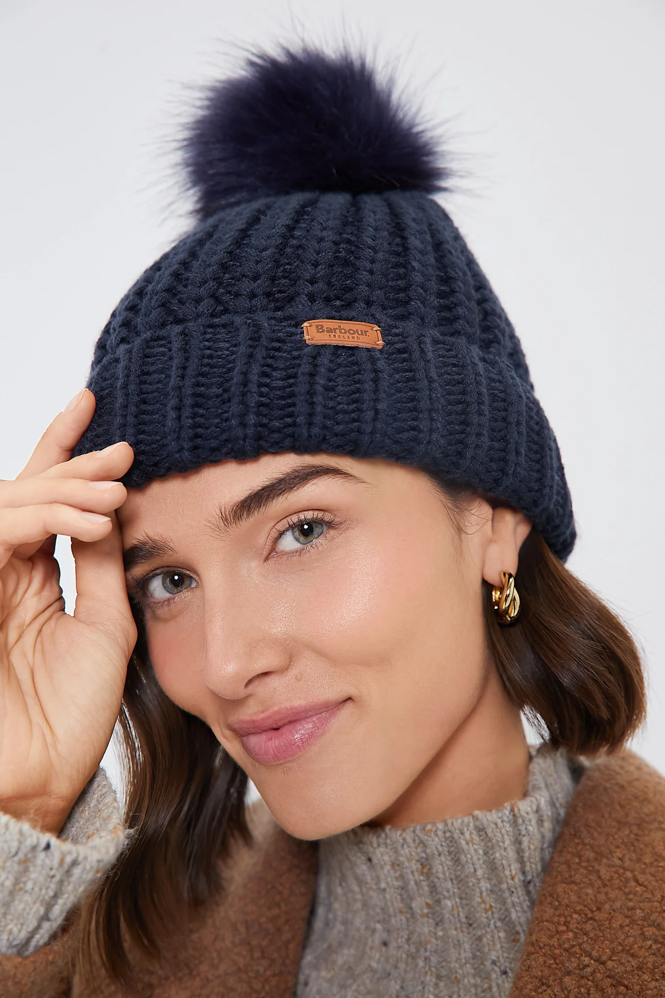 Navy Saltburn Beanie - Image 2