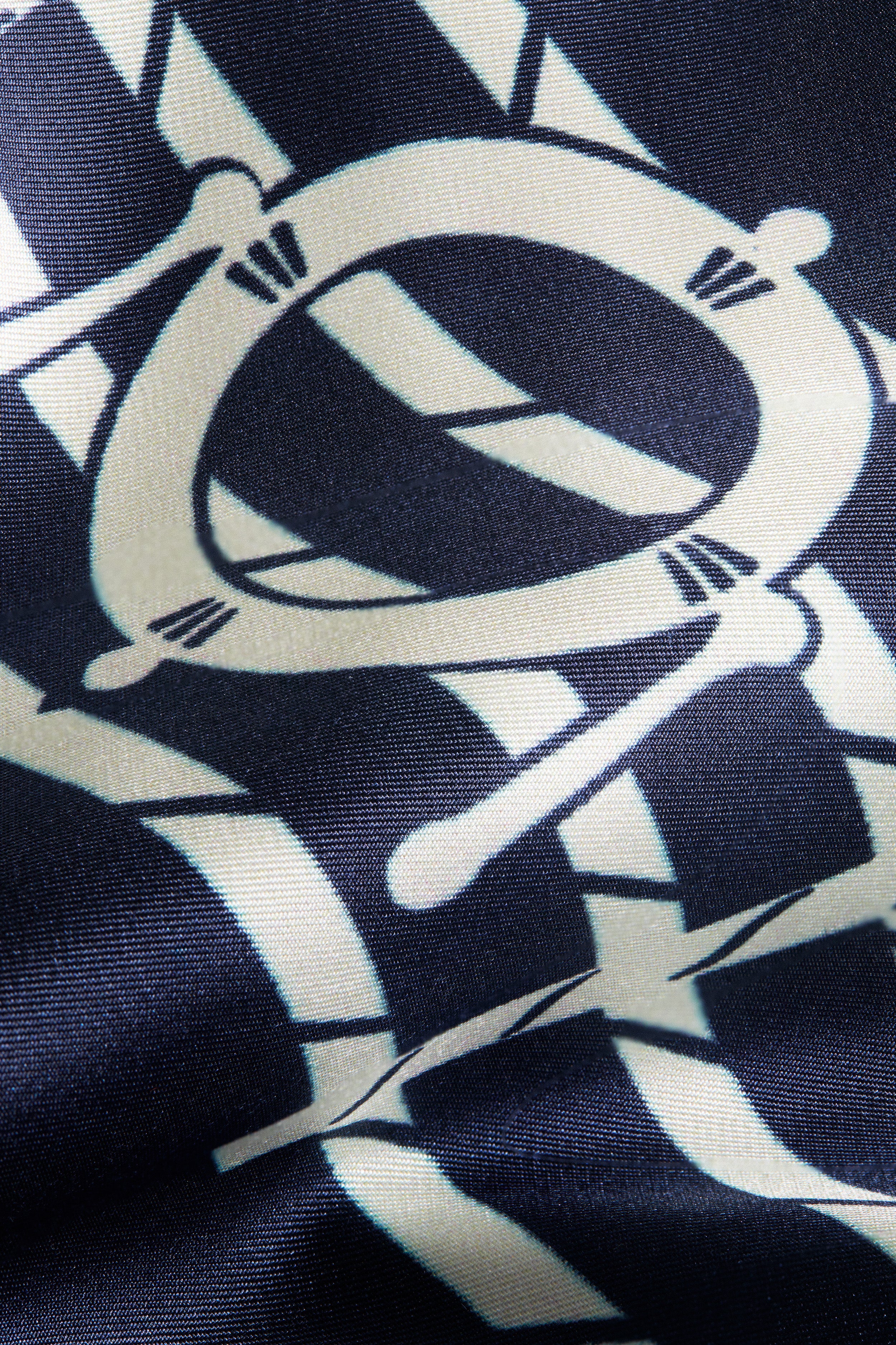 Navy Ships Medium Silk Scarf - Image 5