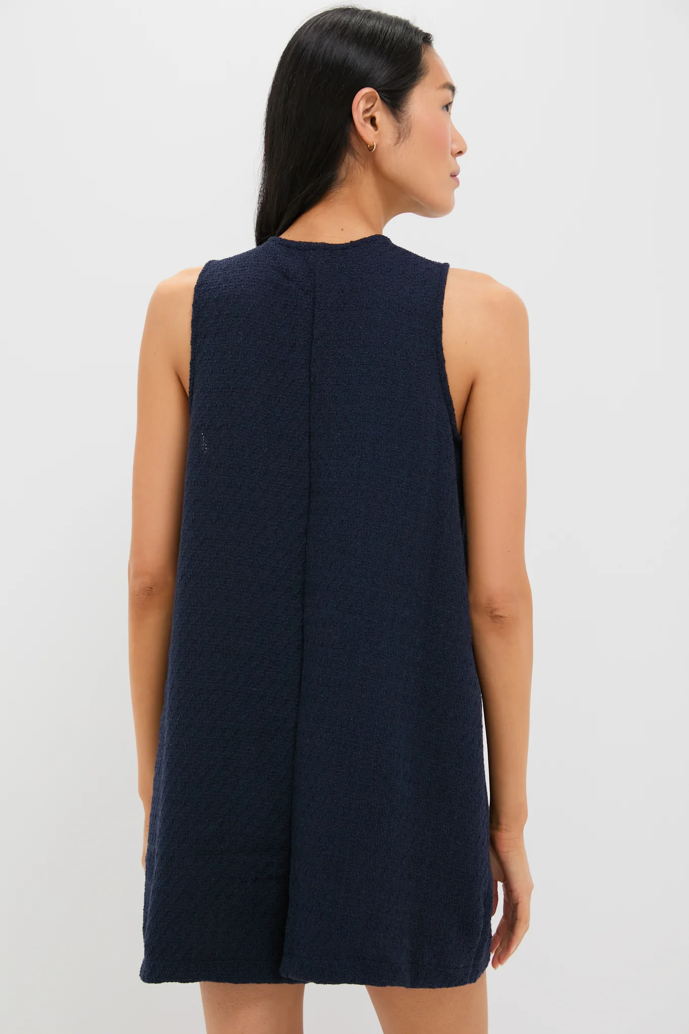 Navy Textured Myla Romper - Image 5