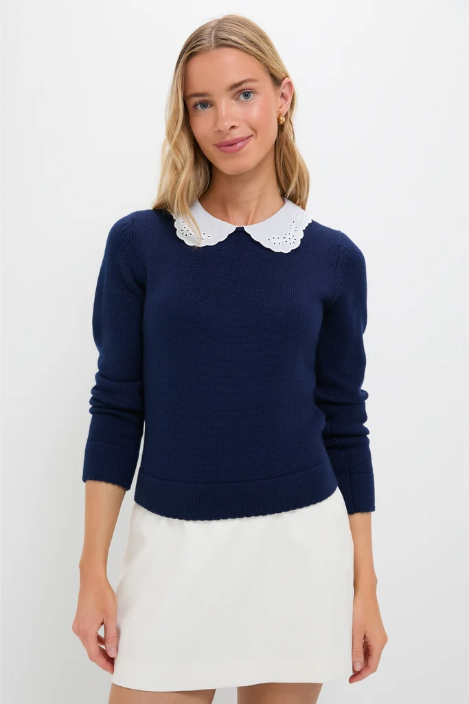 Navy Violette Sweater