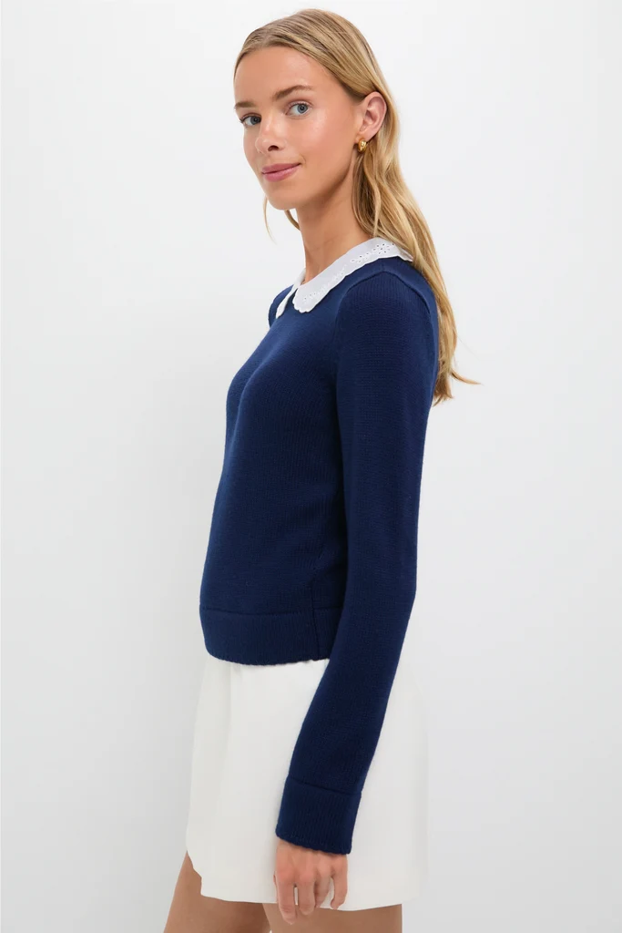 Navy Violette Sweater - Image 3