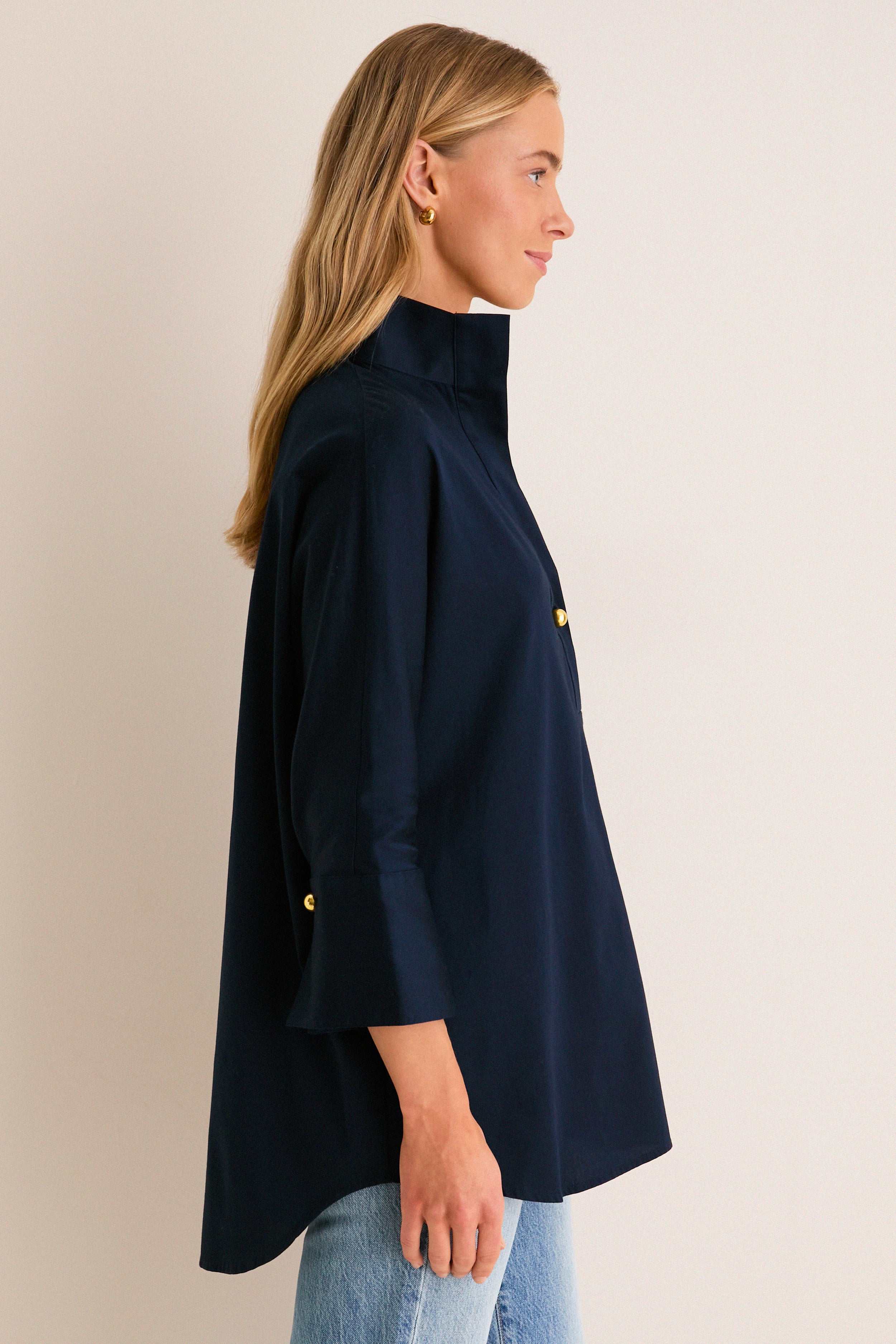 Navy Willow Blouse - Image 3