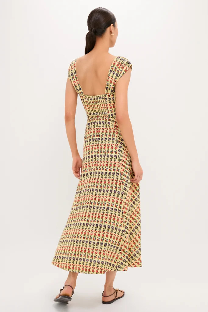 Victory Garden Floral Akins Maxi Dress - Image 5