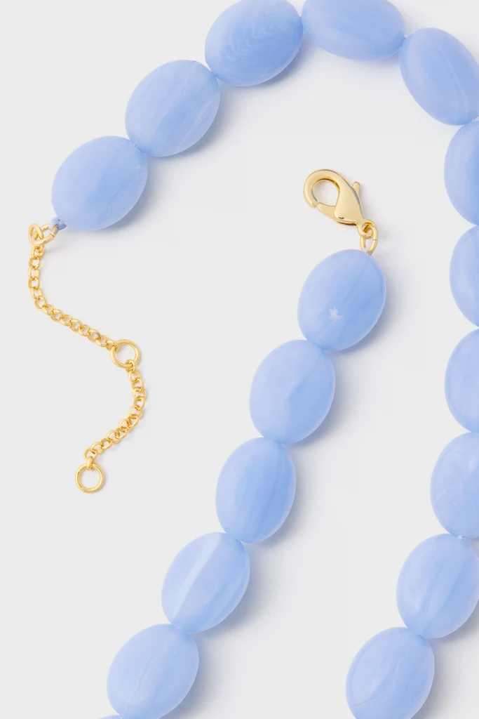 Ocean Blue Caspian Candy Necklace - Image 4