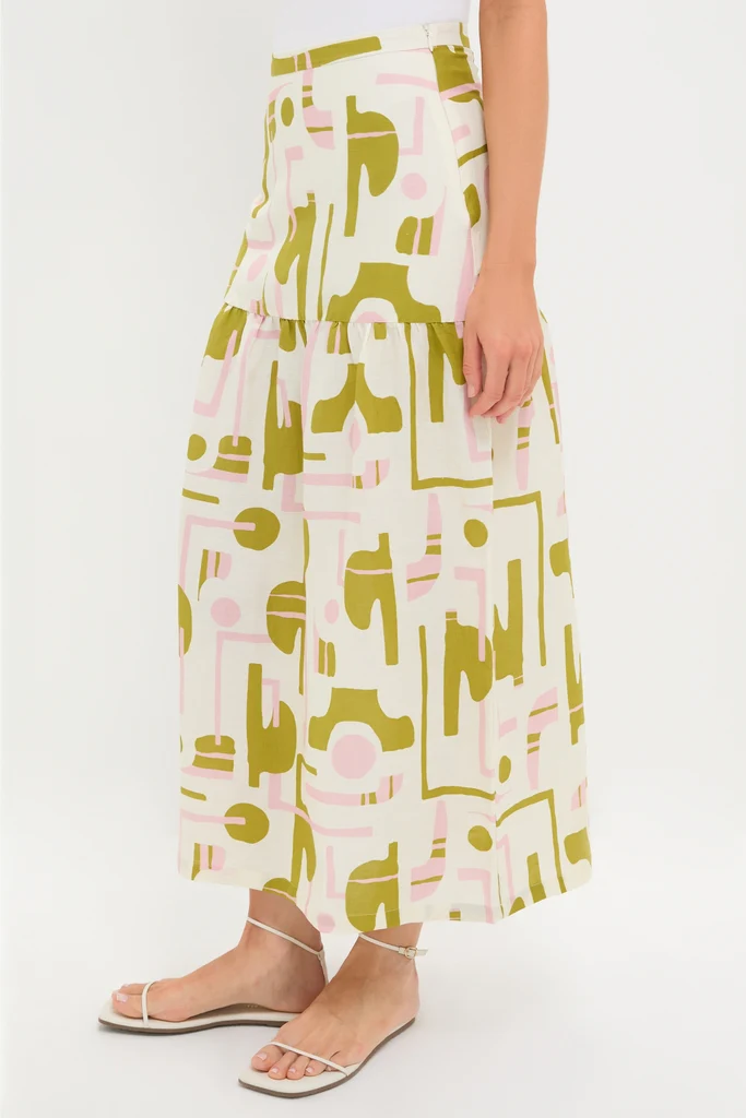 Off-White Balearic Midi Skirt - Image 3