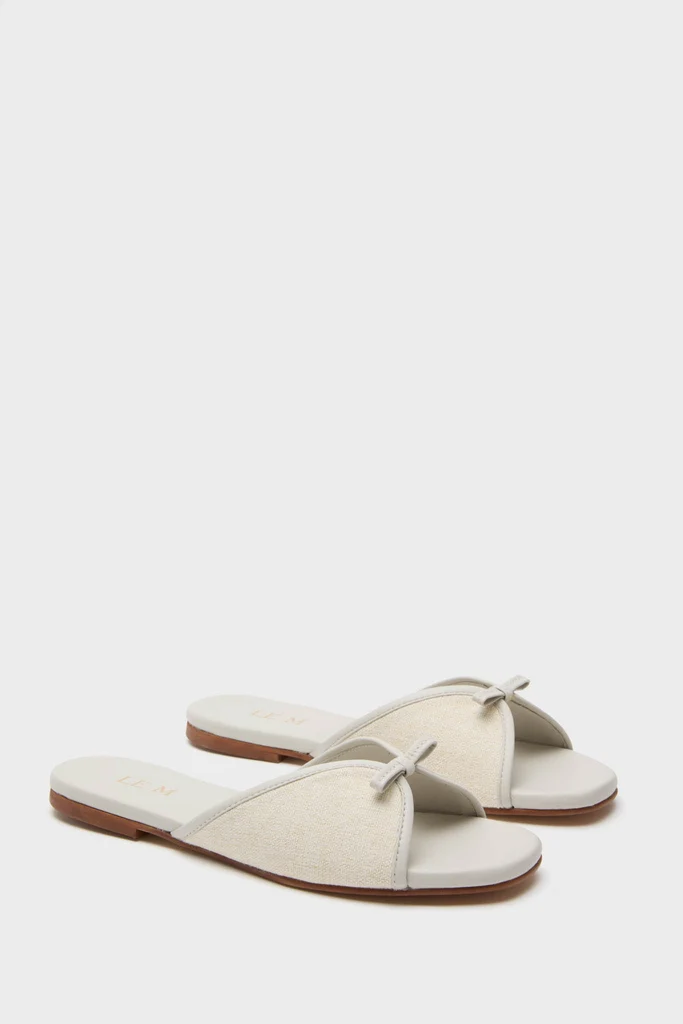 Off White Gianna Flat Sandals - Image 5