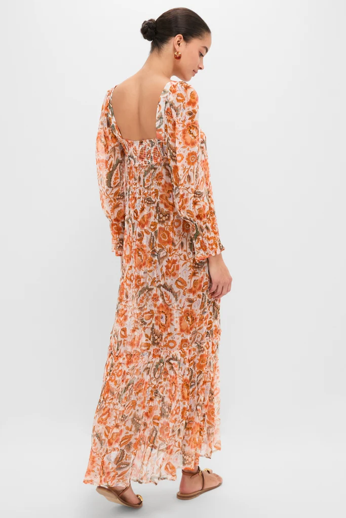Off-White Lilium Topaz Flower Dress - Image 5