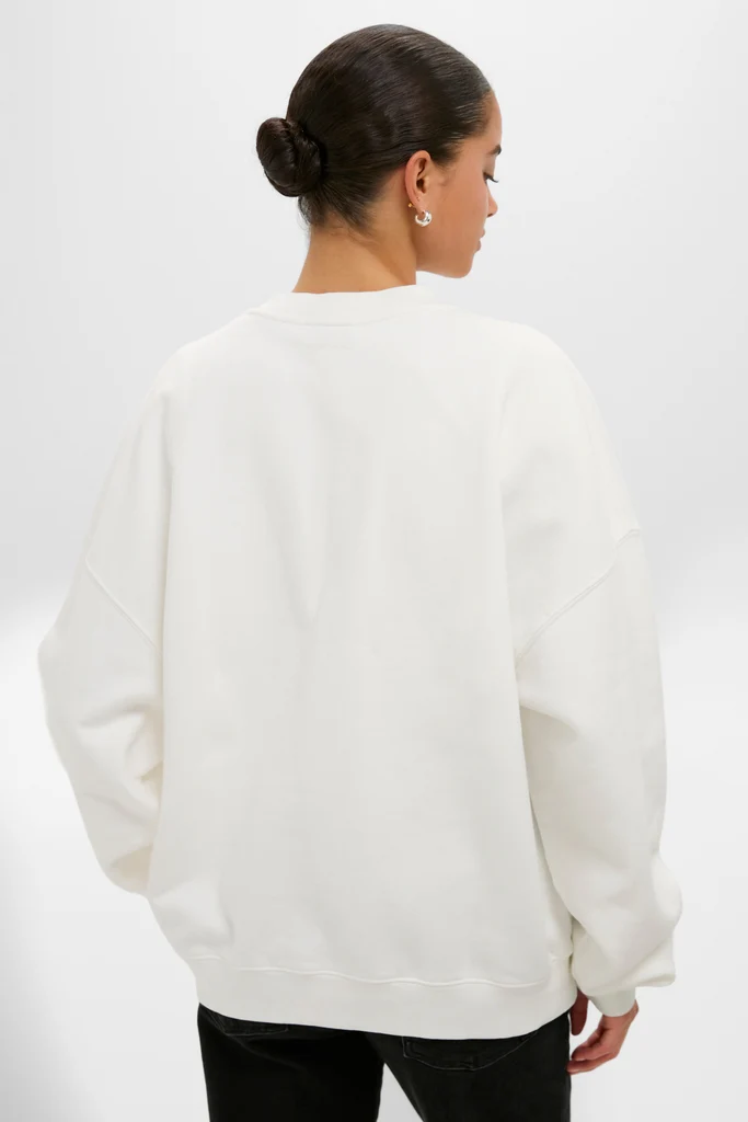 Off White Miles Letterman Sweatshirt - Image 4