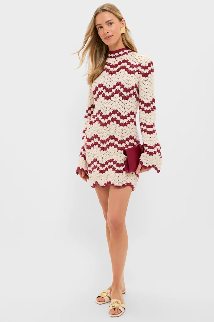 Off-White Romy Ruby Stripe Dress - Image 2