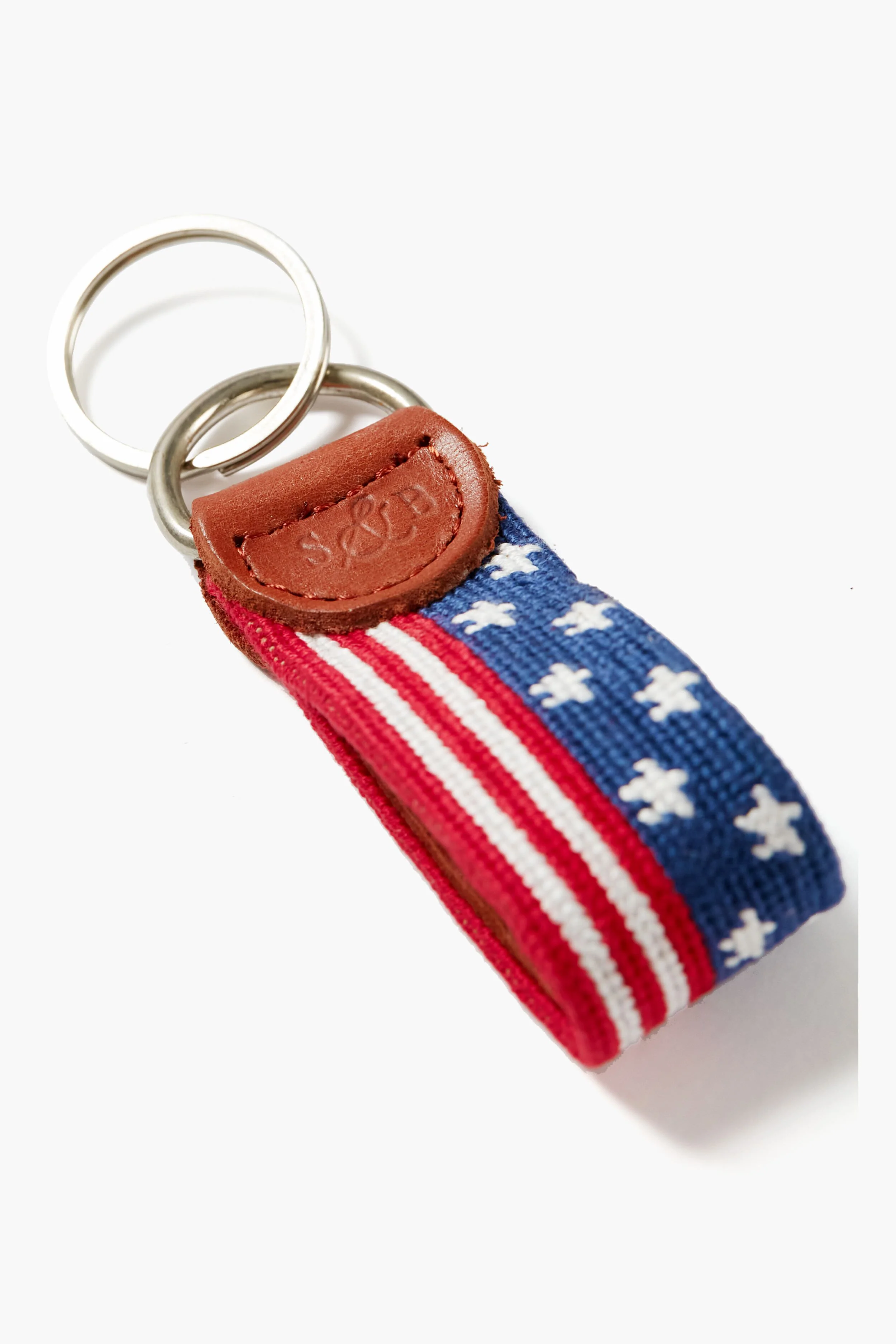 Old Glory Needlepoint Key Fob - Image 2