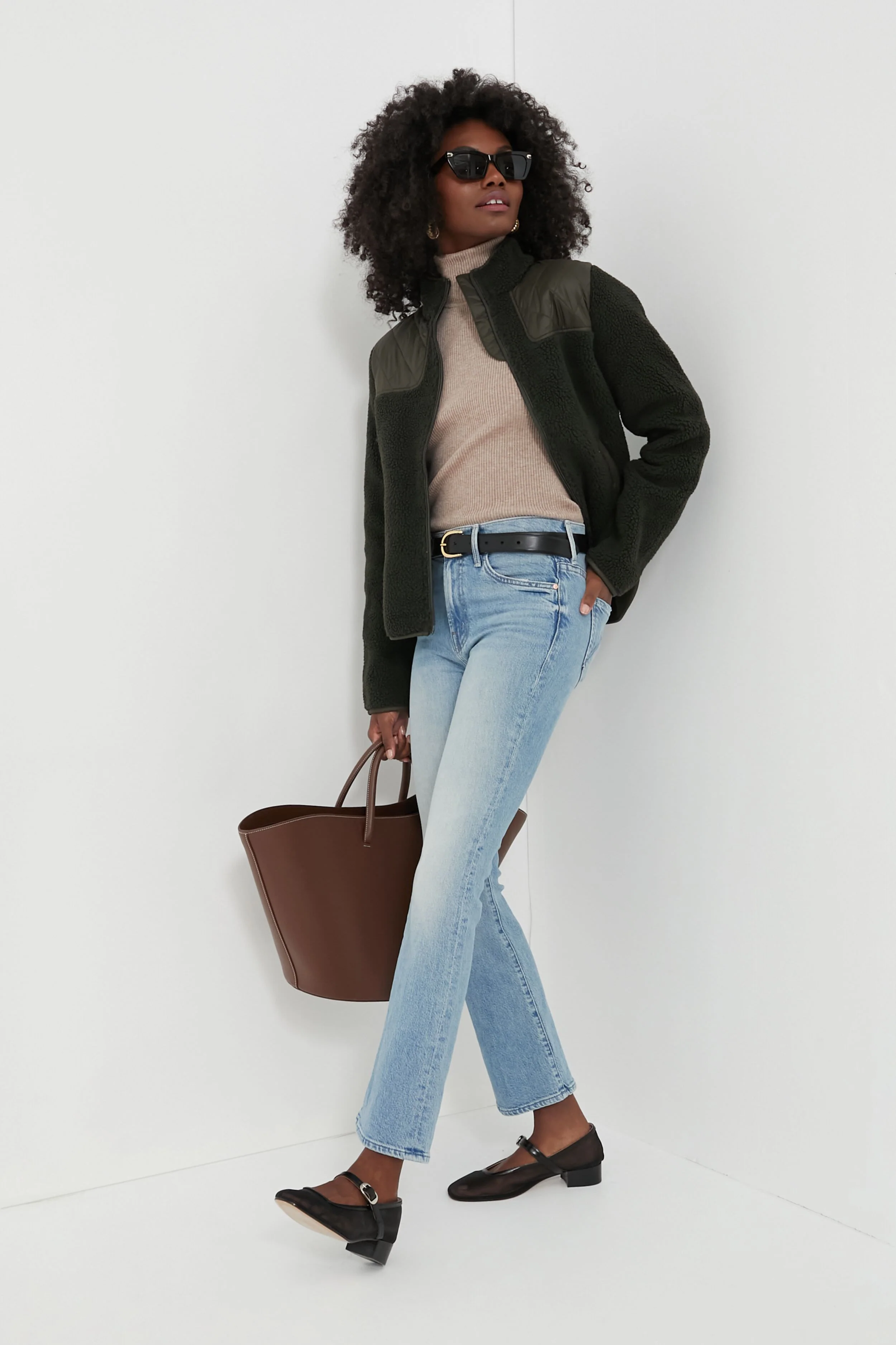 Olive Rockling Fleece Jacket - Image 6